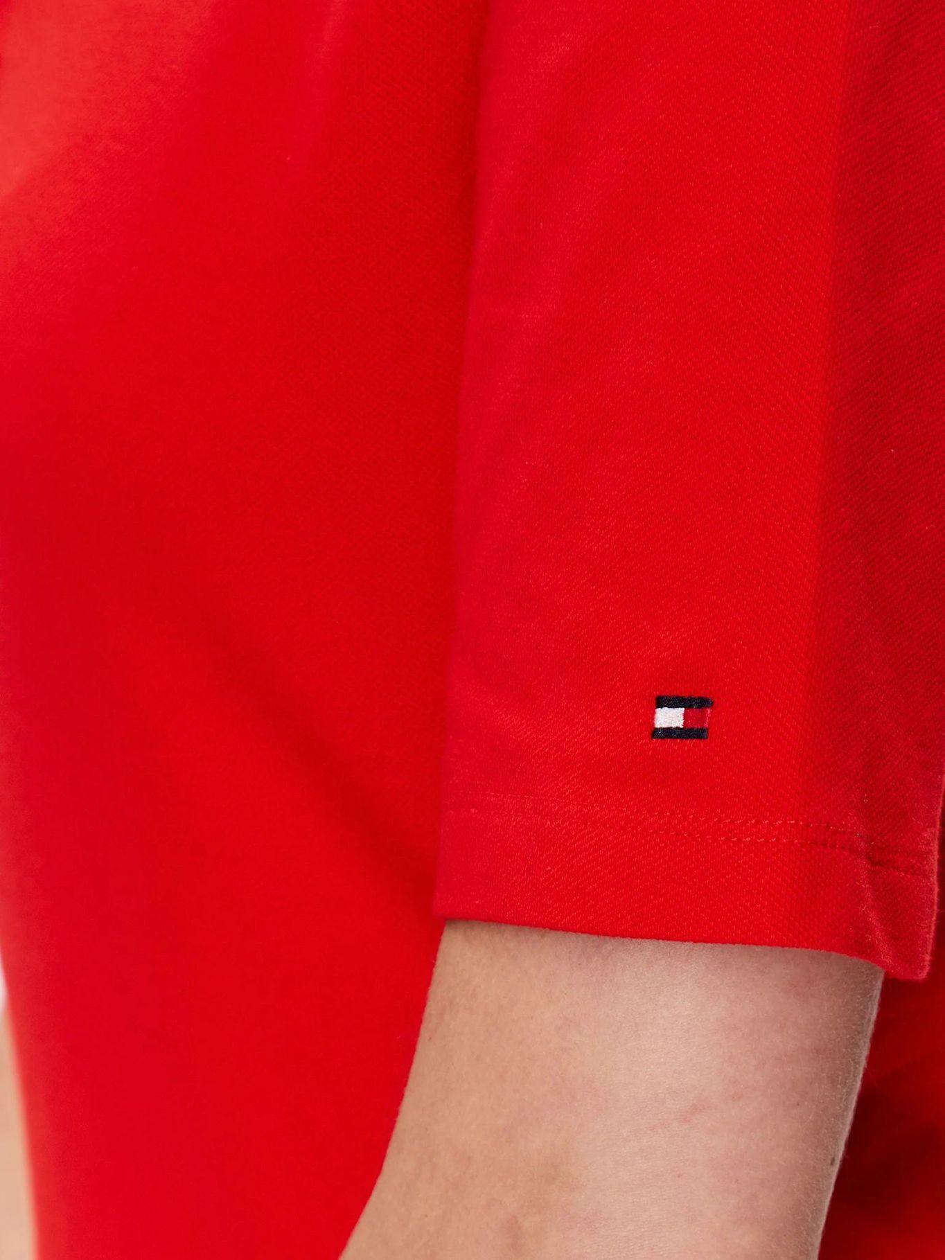 Vestido Polo Con Cierre Rojo Tommy Hilfiger-3