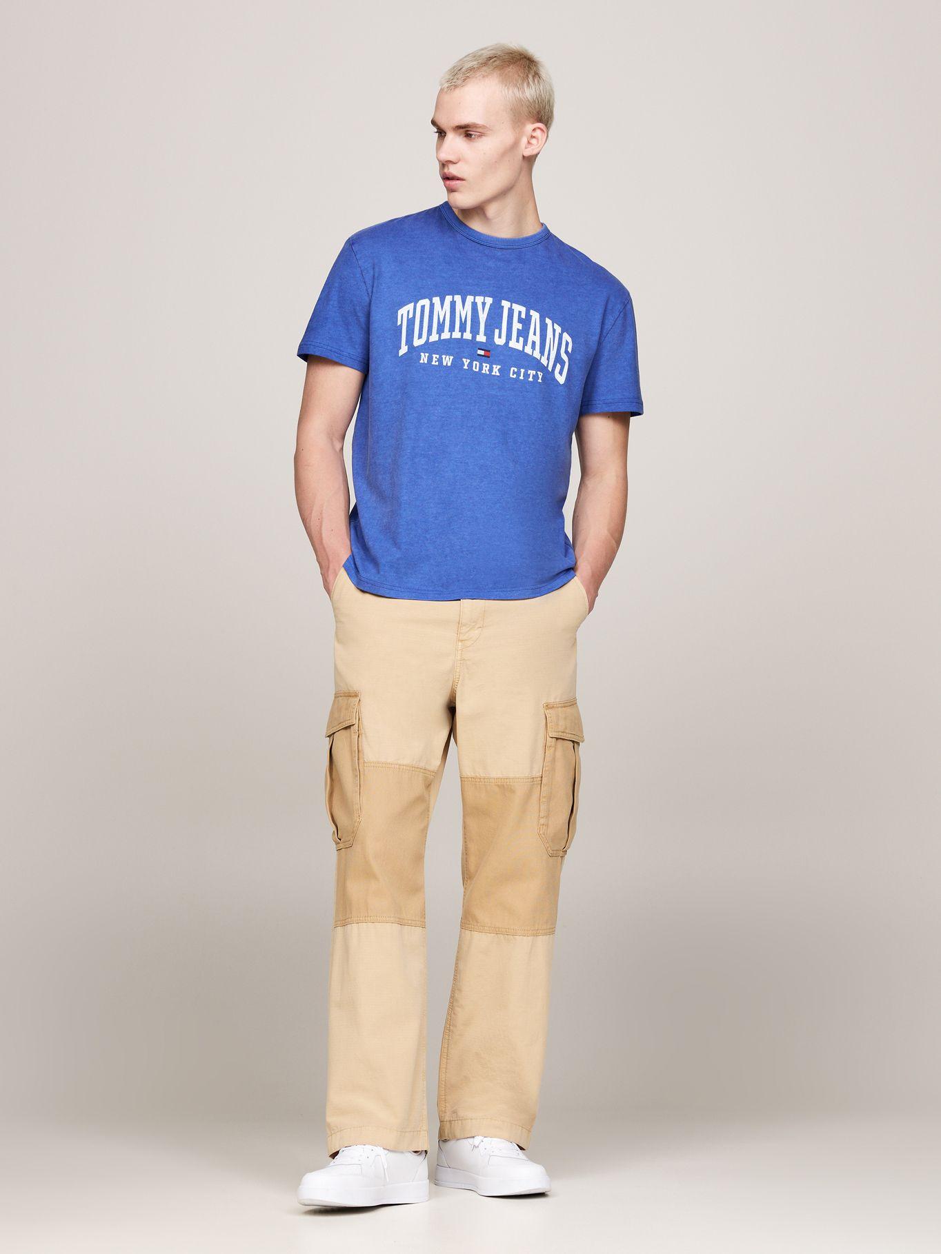 Polera Arc Varsity Logo Regular Fit Azul Tommy Hilfiger-1