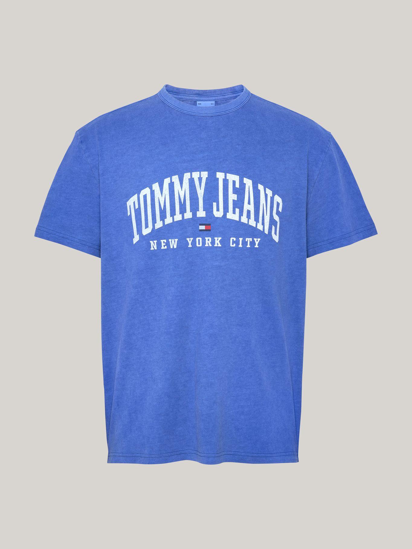 Polera Arc Varsity Logo Regular Fit Azul Tommy Hilfiger-4