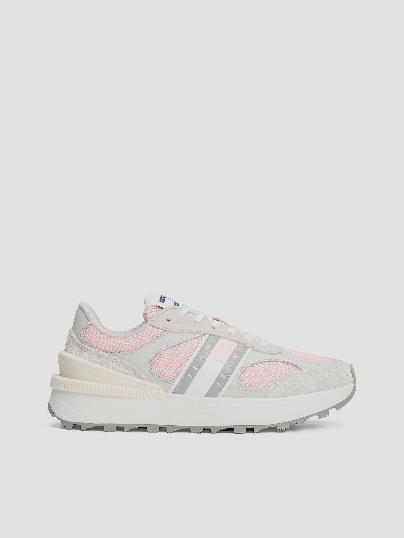 Zapatillas Deportivas Robustas Ante Rosado Tommy Jeans-4