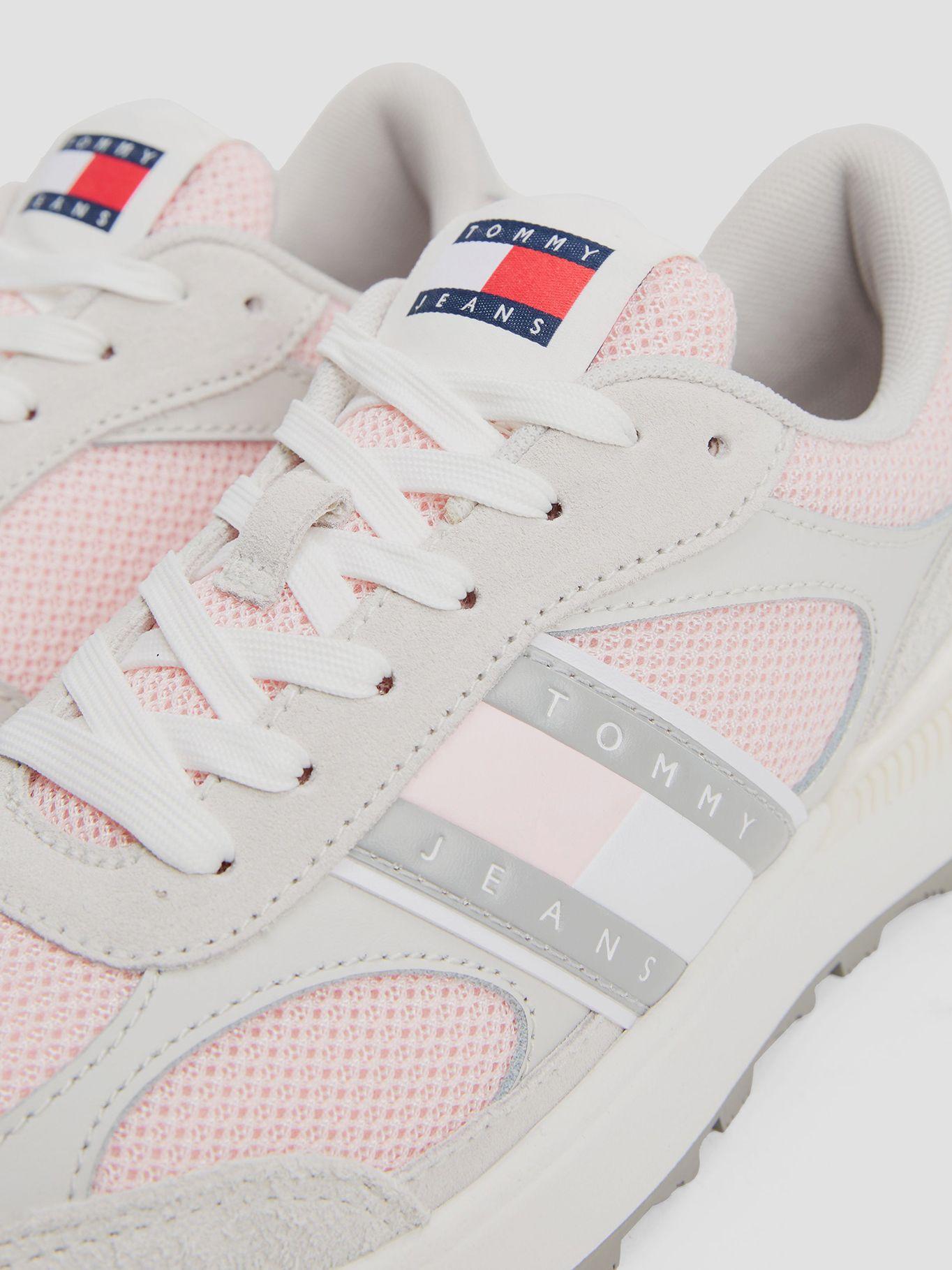 Zapatillas Deportivas Robustas Ante Rosado Tommy Jeans-6