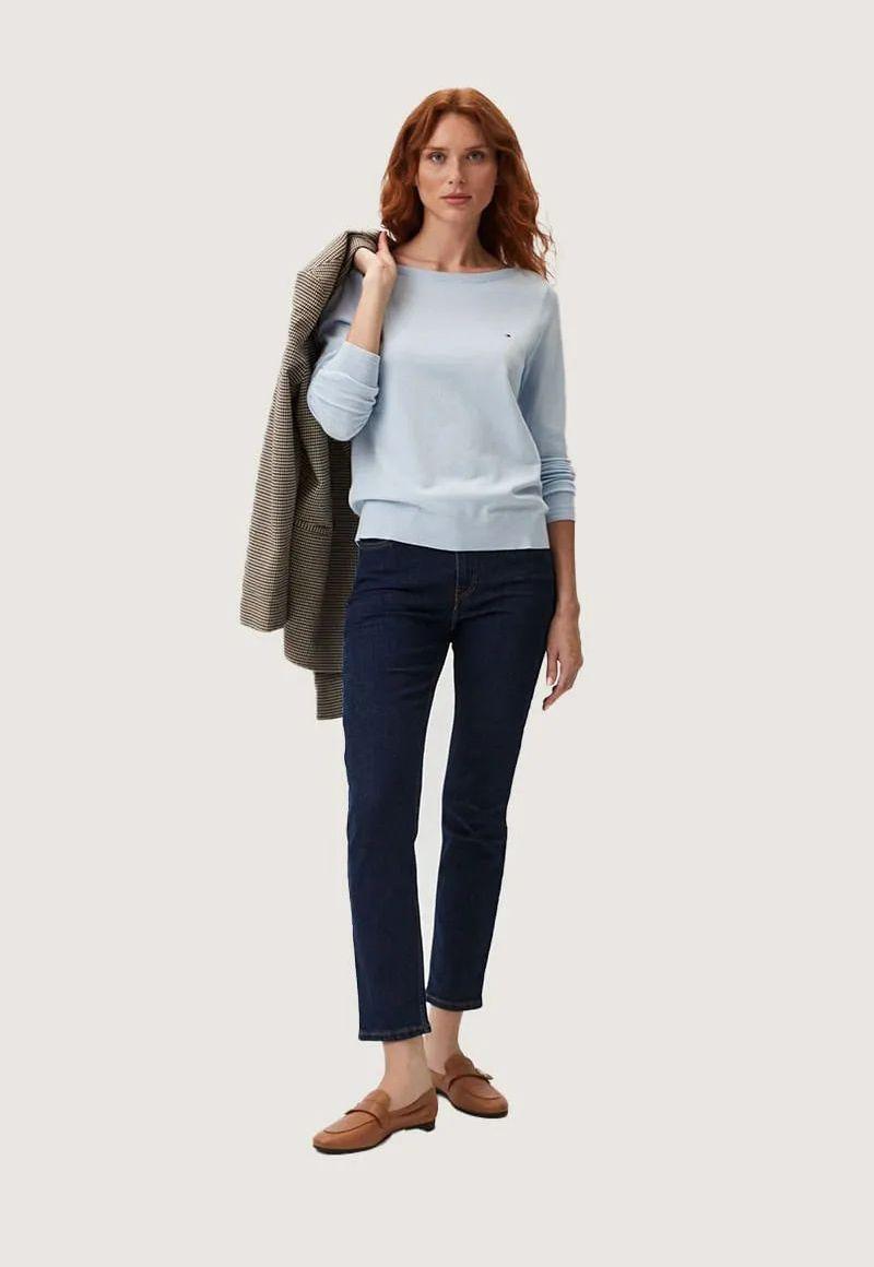 Jeans Cigarette Slim Fit Azul Tommy Hilfiger-0