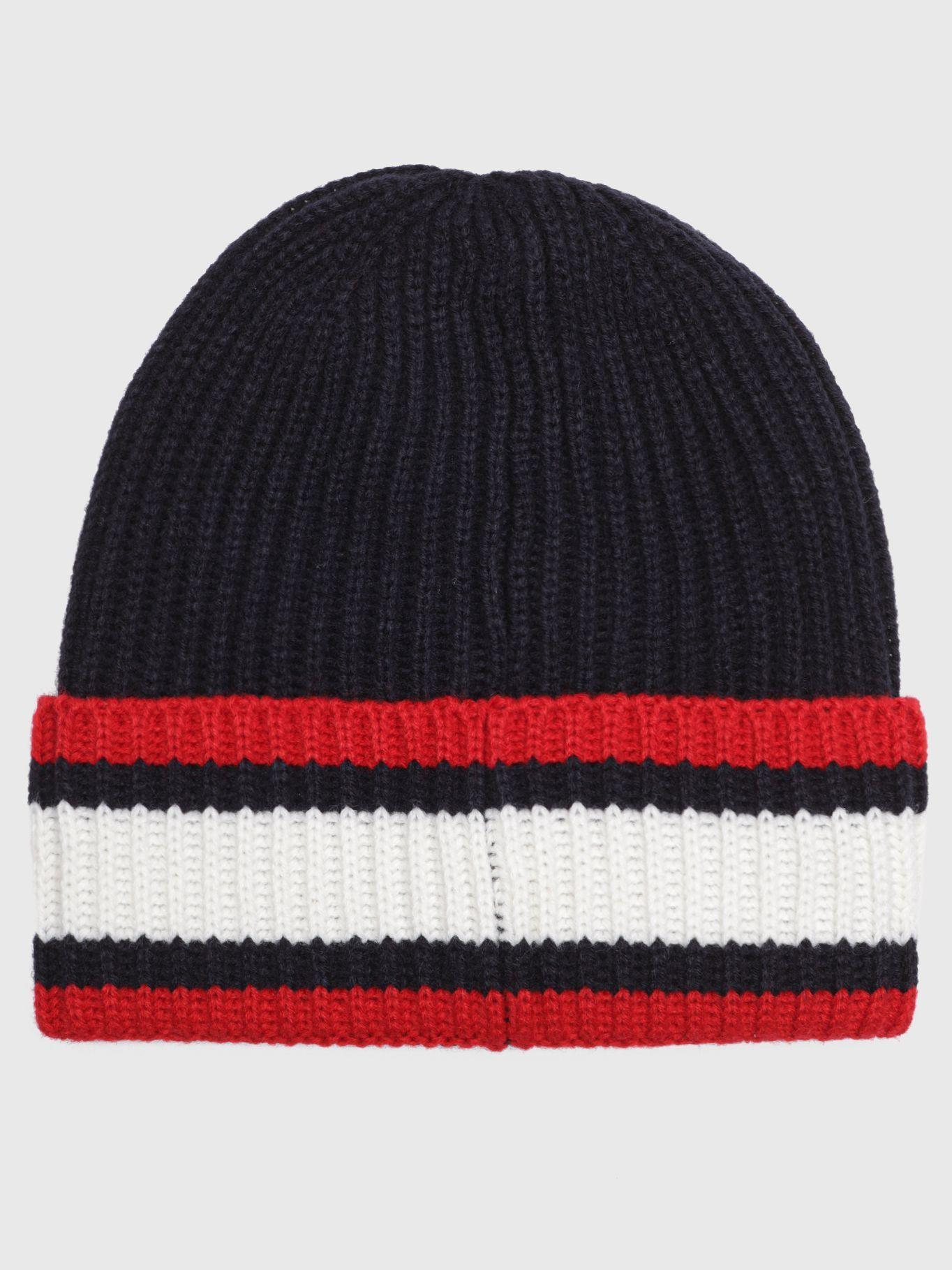 Gorro Beanie Con Logo Stripe Negro Tommy Hilfiger-1