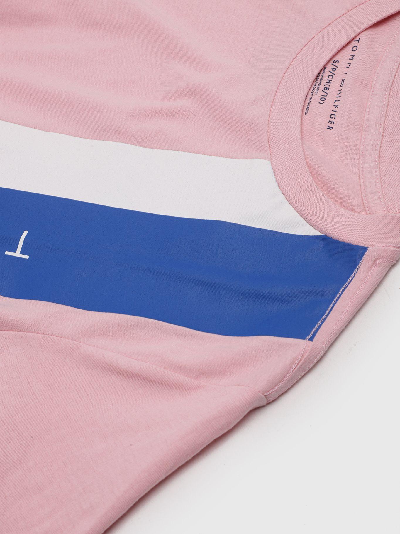 Polera Iconic Graphic Logo Rosado Tommy Hilfiger-3