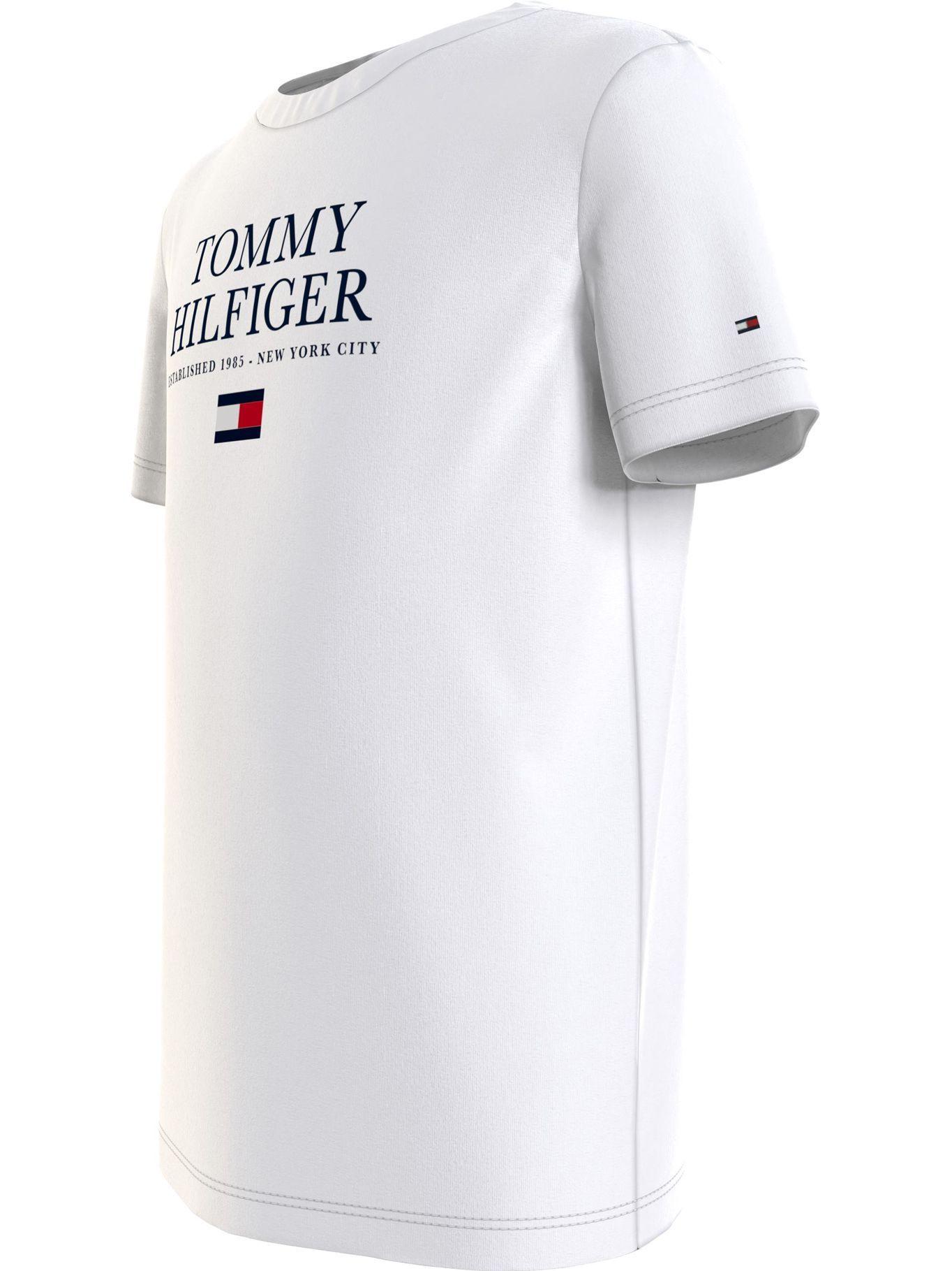 Polera Con Logo Blanco Tommy Hilfiger MY2-2
