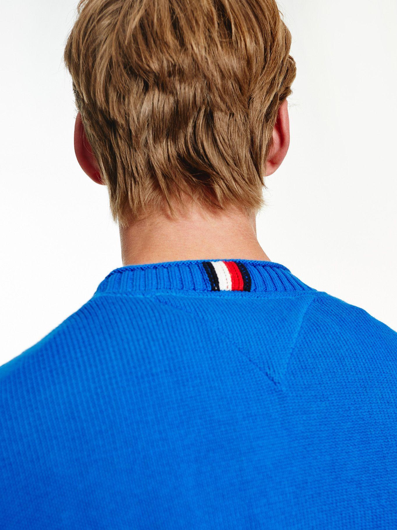 Sweater Chunky C-Neck Azul Tommy Hilfiger F2-2