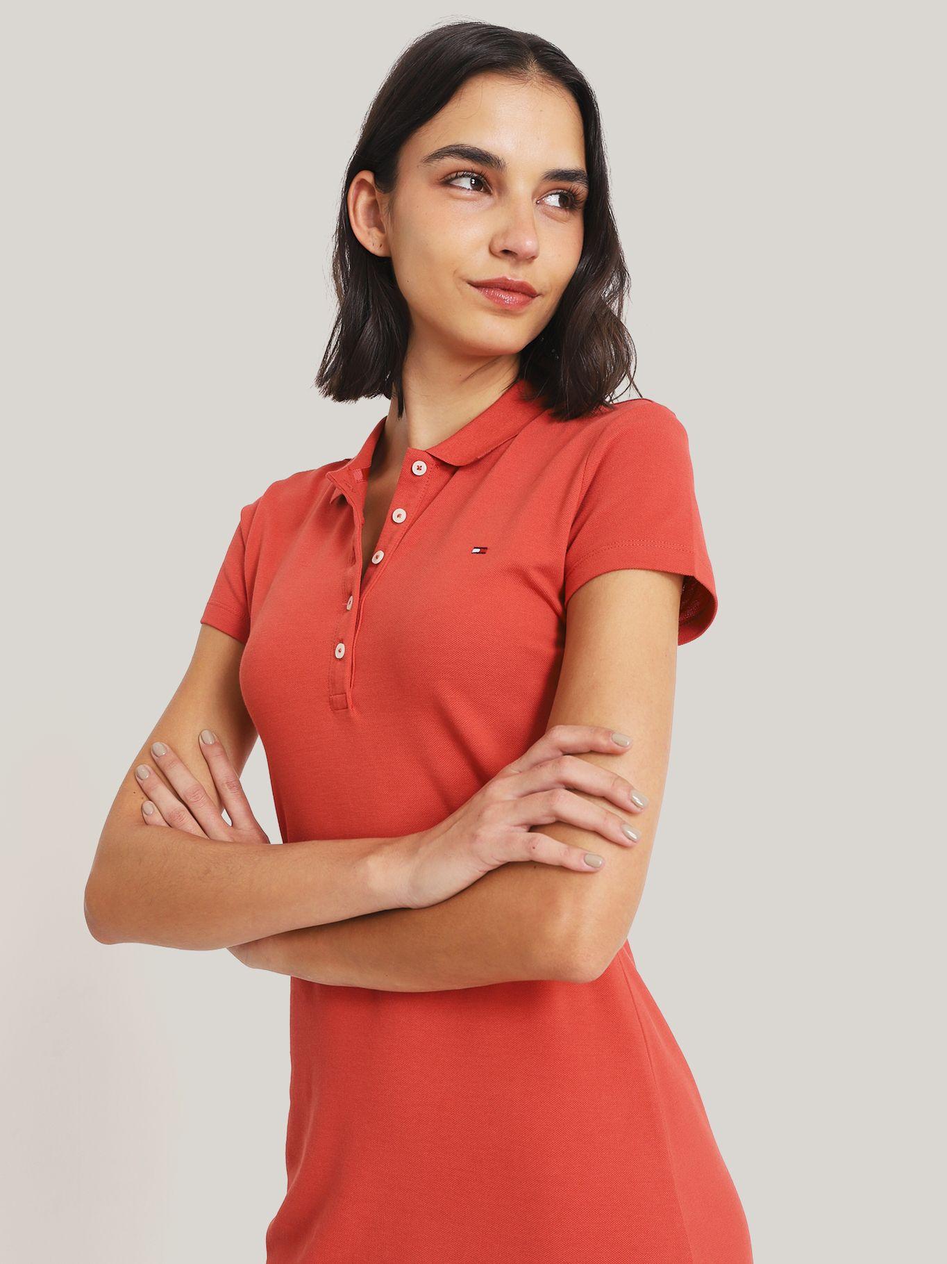 Vestido Polo Slim Fit Rojo Tommy Hilfiger-1