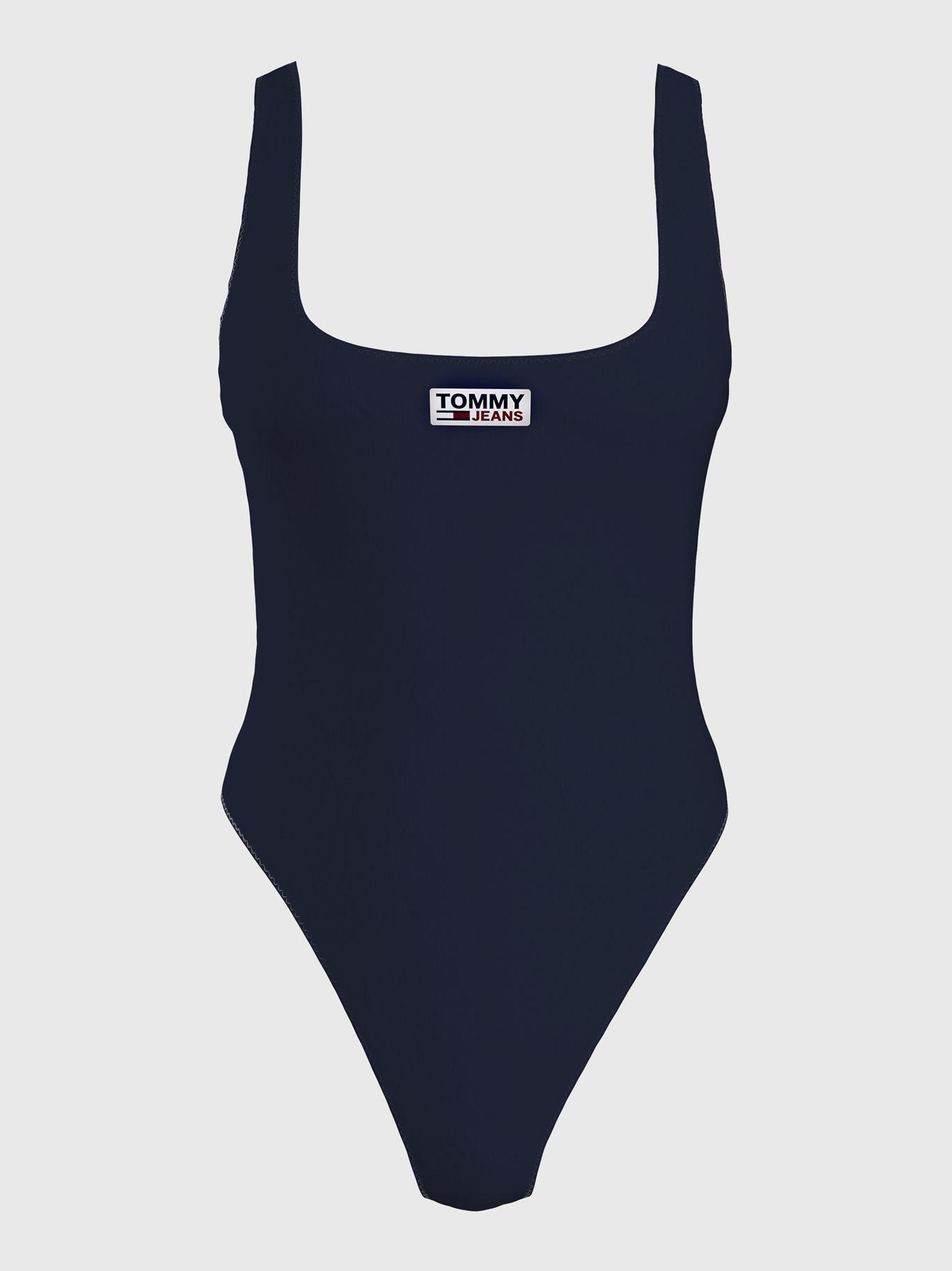 Traje De Baño Con Escote Redondo Azul Tommy Hilfiger-4