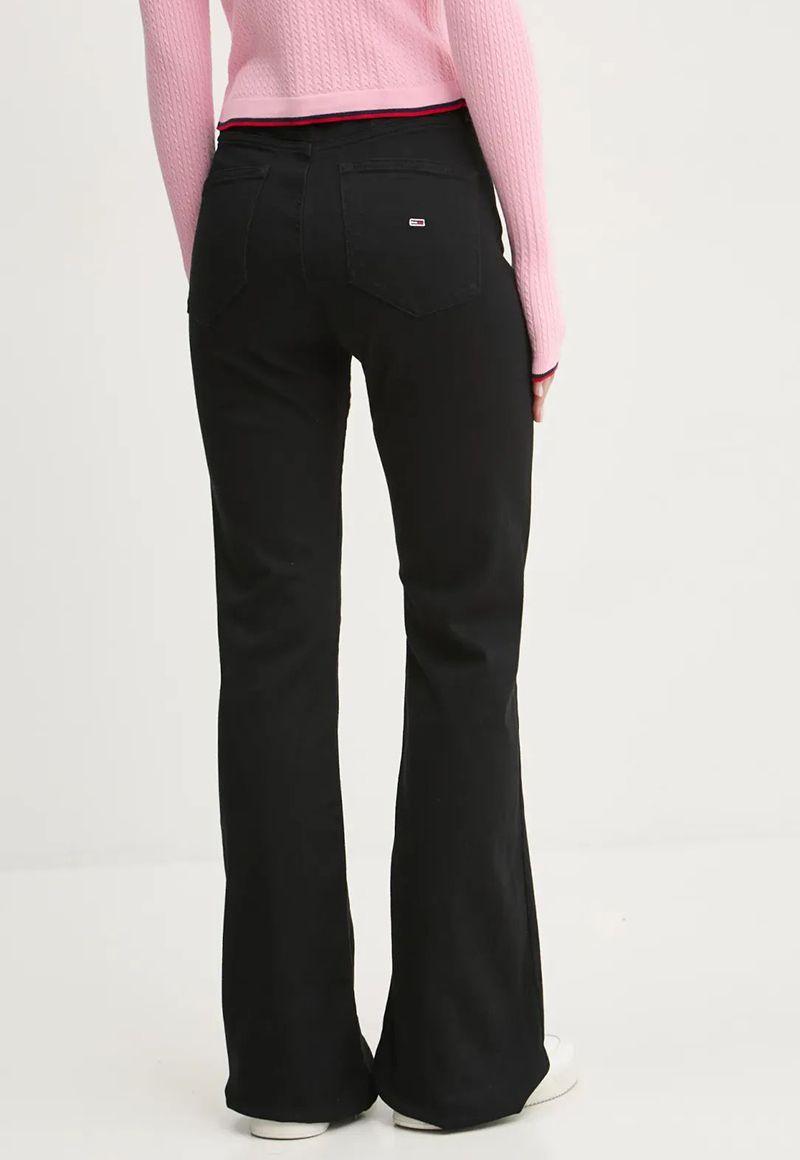 Jeans Sylvia Flare Fit Con Logo Gris Tommy Jeans-2