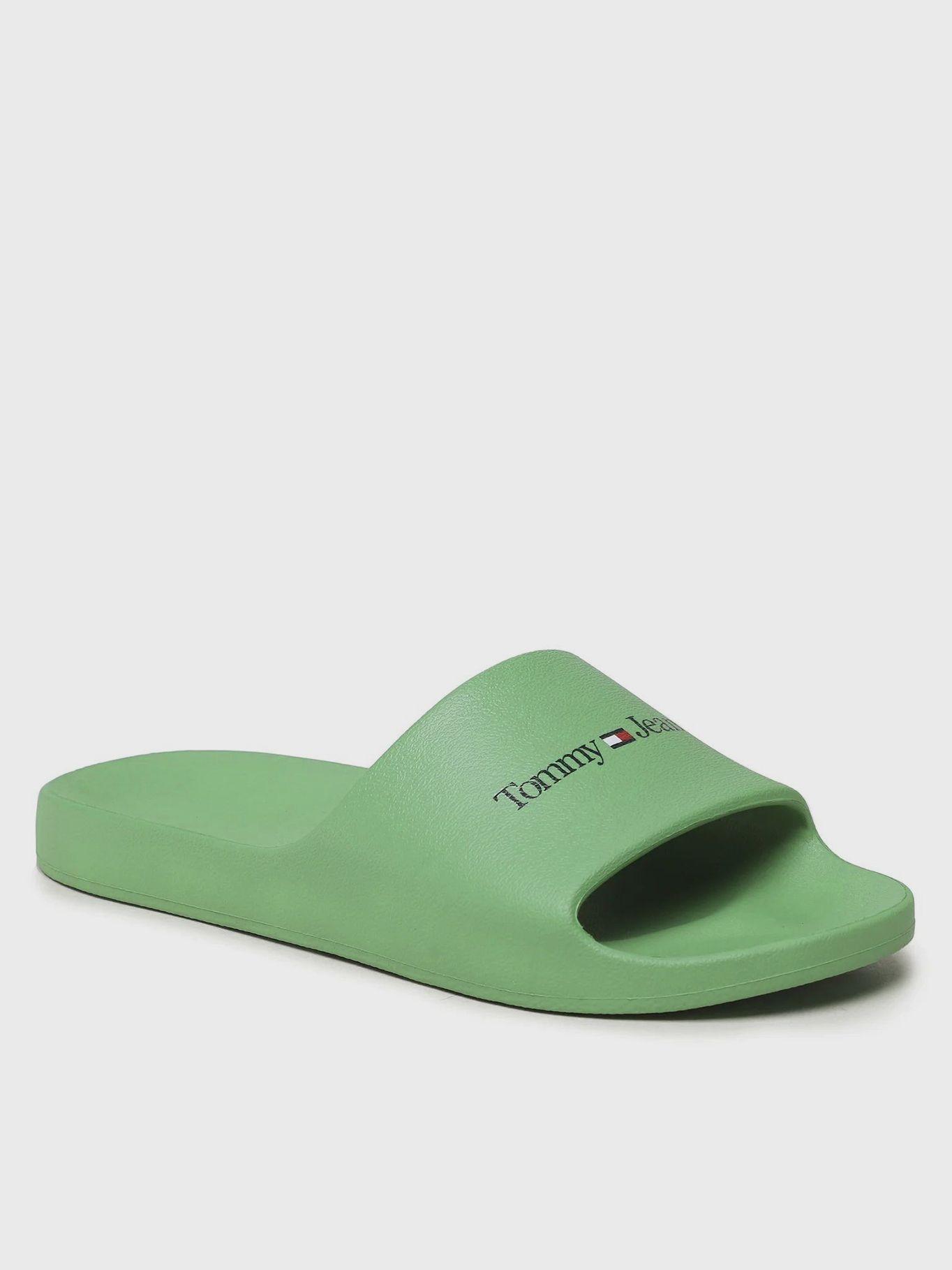 Sandalias Basic Con Logo Verde Tommy Hilfiger-0