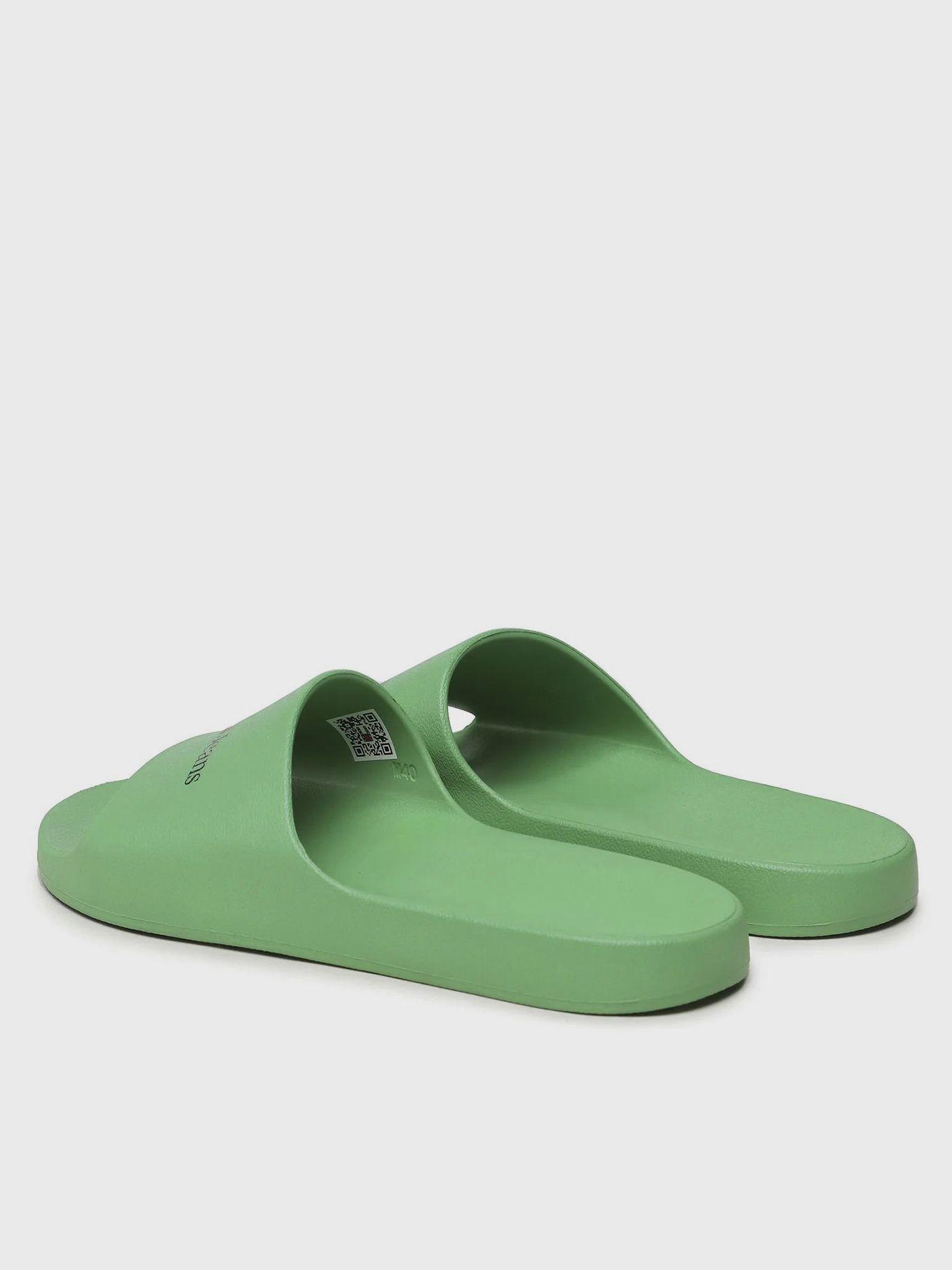 Sandalias Basic Con Logo Verde Tommy Hilfiger-1