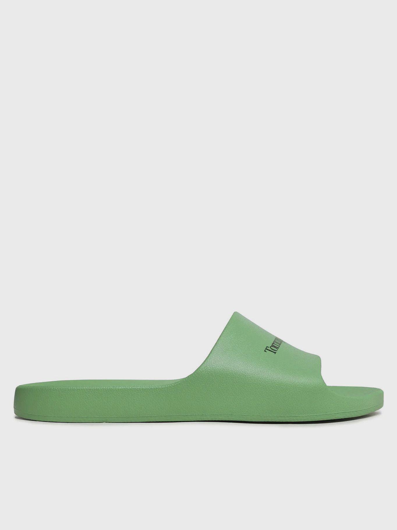 Sandalias Basic Con Logo Verde Tommy Hilfiger-4