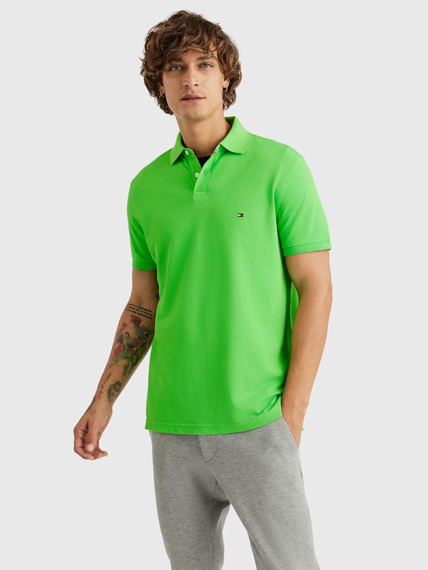 Polo Im 1985 Regular LWY Verde Tommy Hilfiger-0