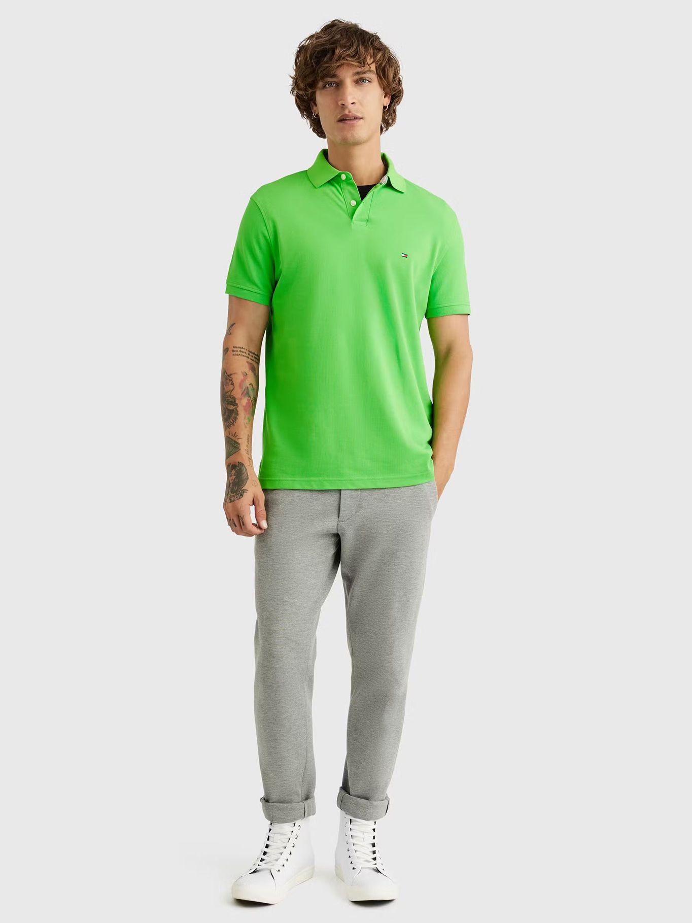 Polo Im 1985 Regular LWY Verde Tommy Hilfiger-1