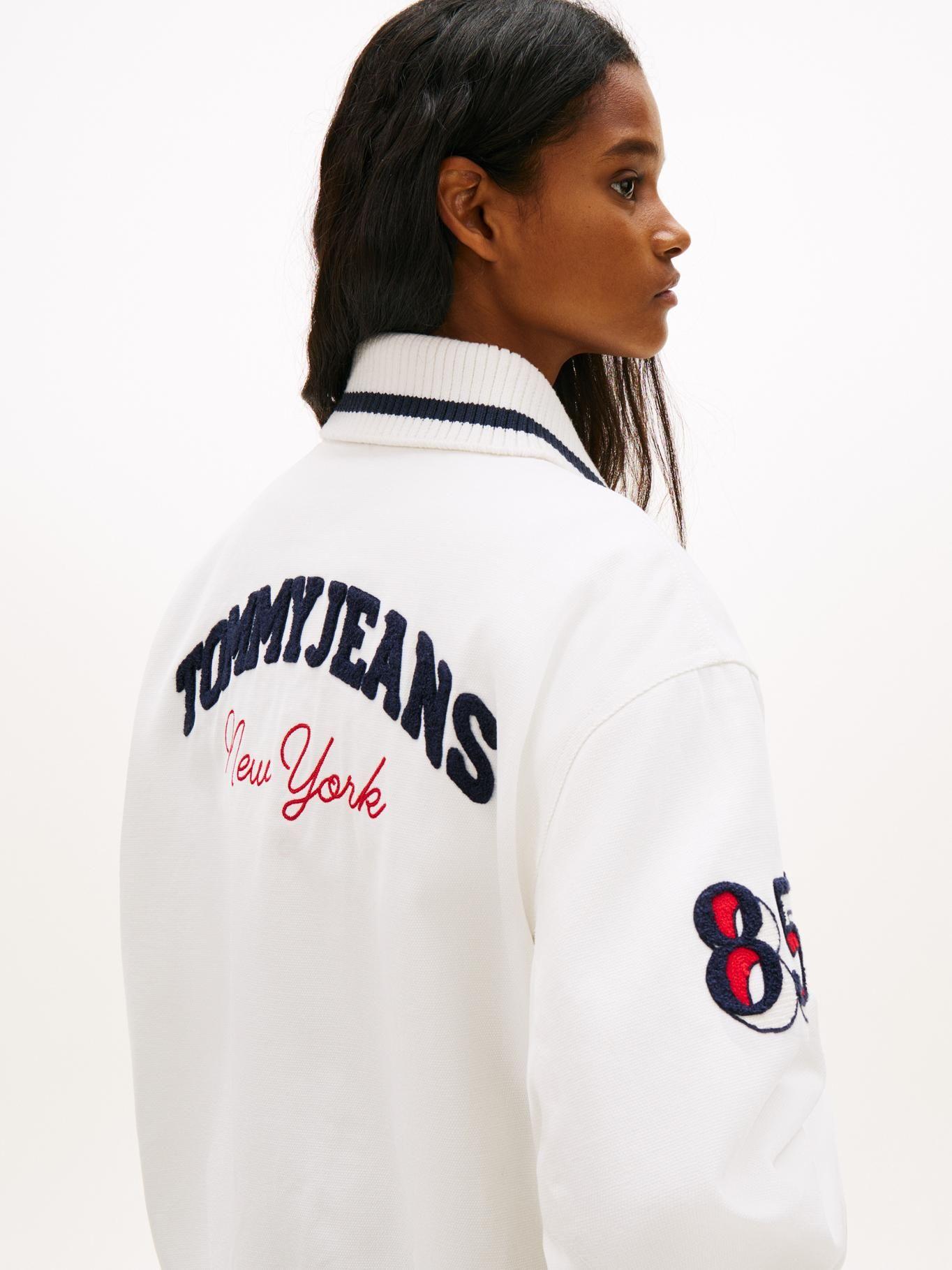 Chaqueta Varsity Oversize Con Logo-3