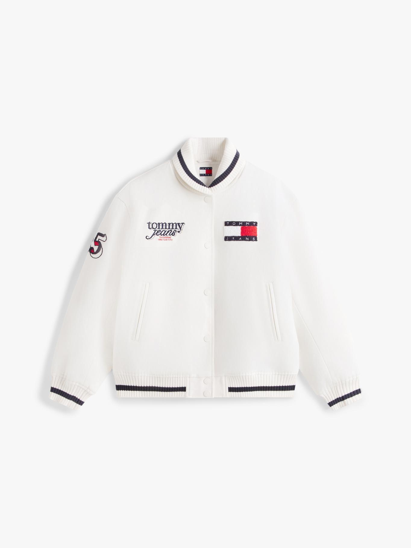 Chaqueta Varsity Oversize Con Logo-4