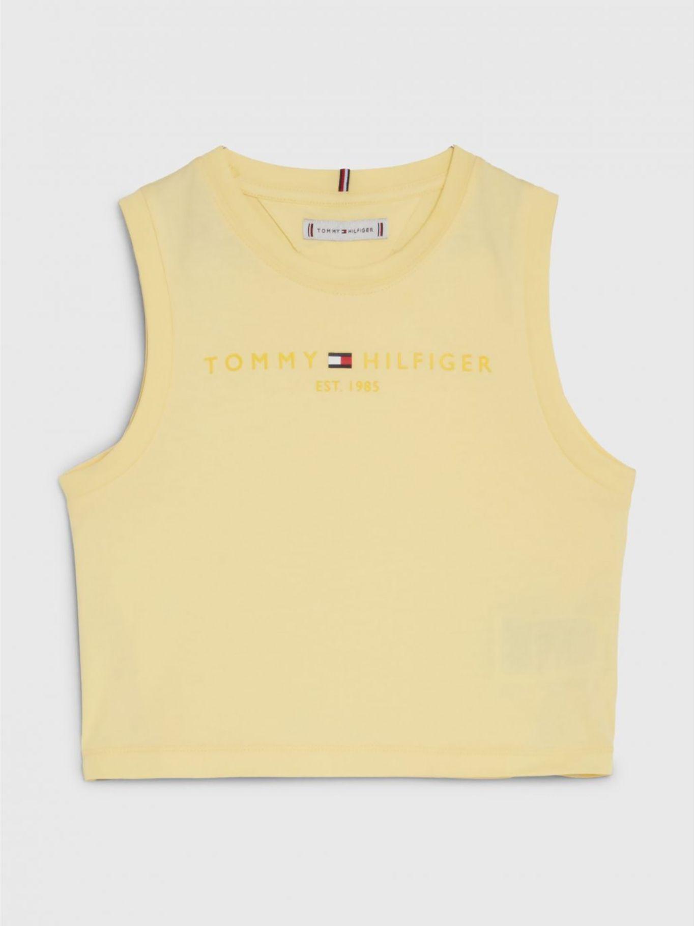 Polera Essential Sin Mangas Amarillo Tommy Hilfiger-0