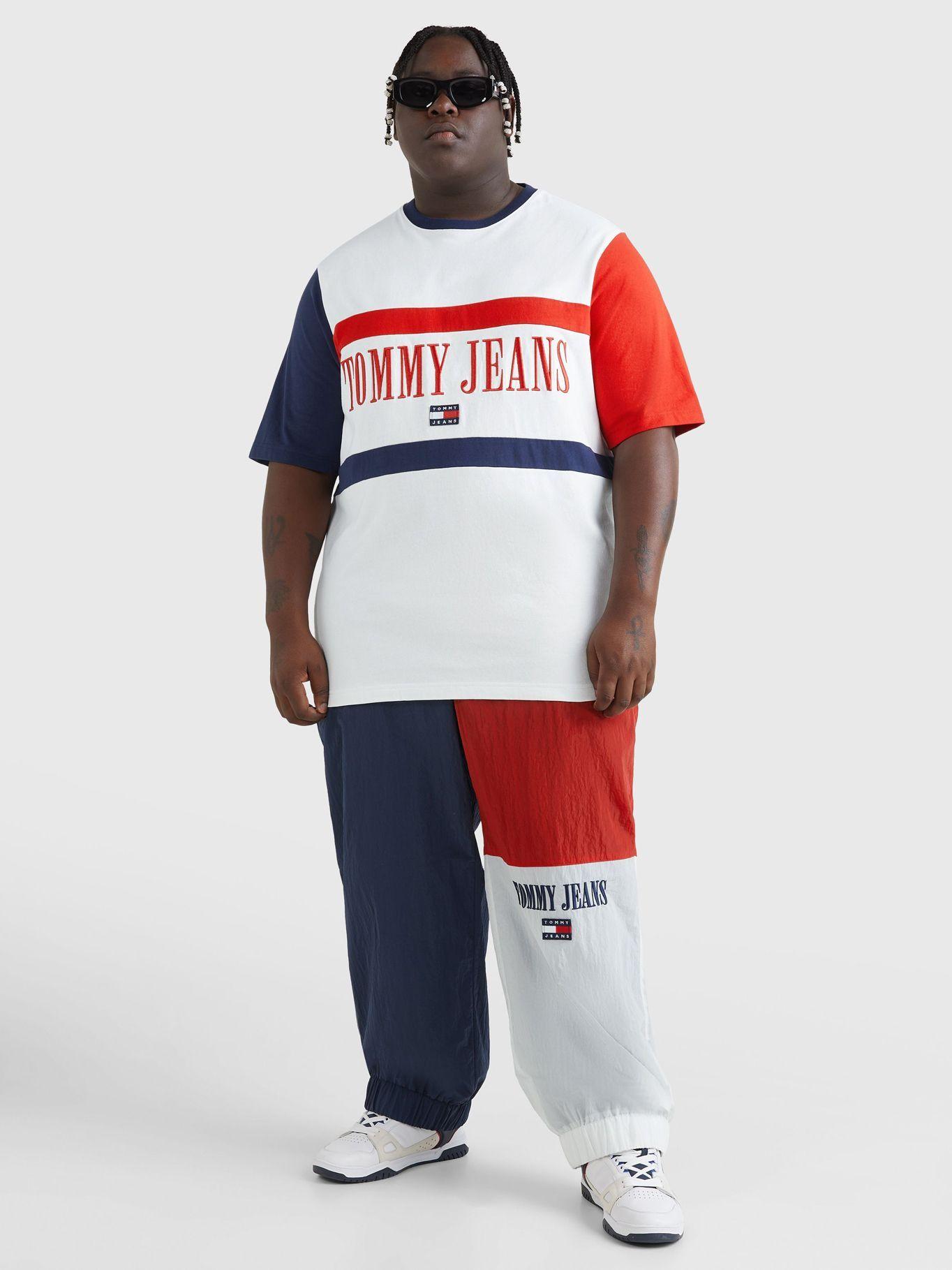 Polera Plus Archive Block Logo Blanco Tommy Jeans-1