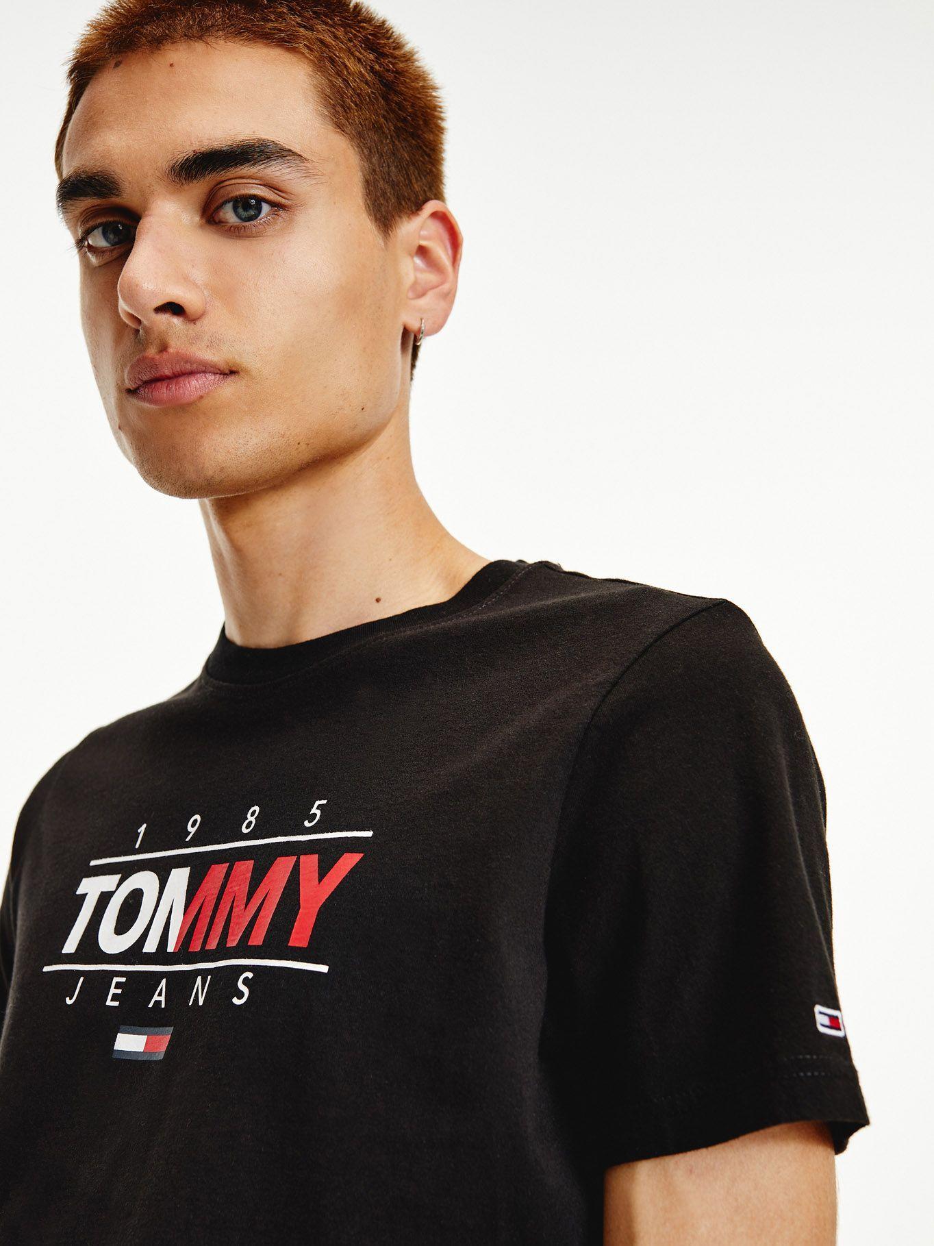 Polera Essential Logo Negro Tommy Jeans F2-2