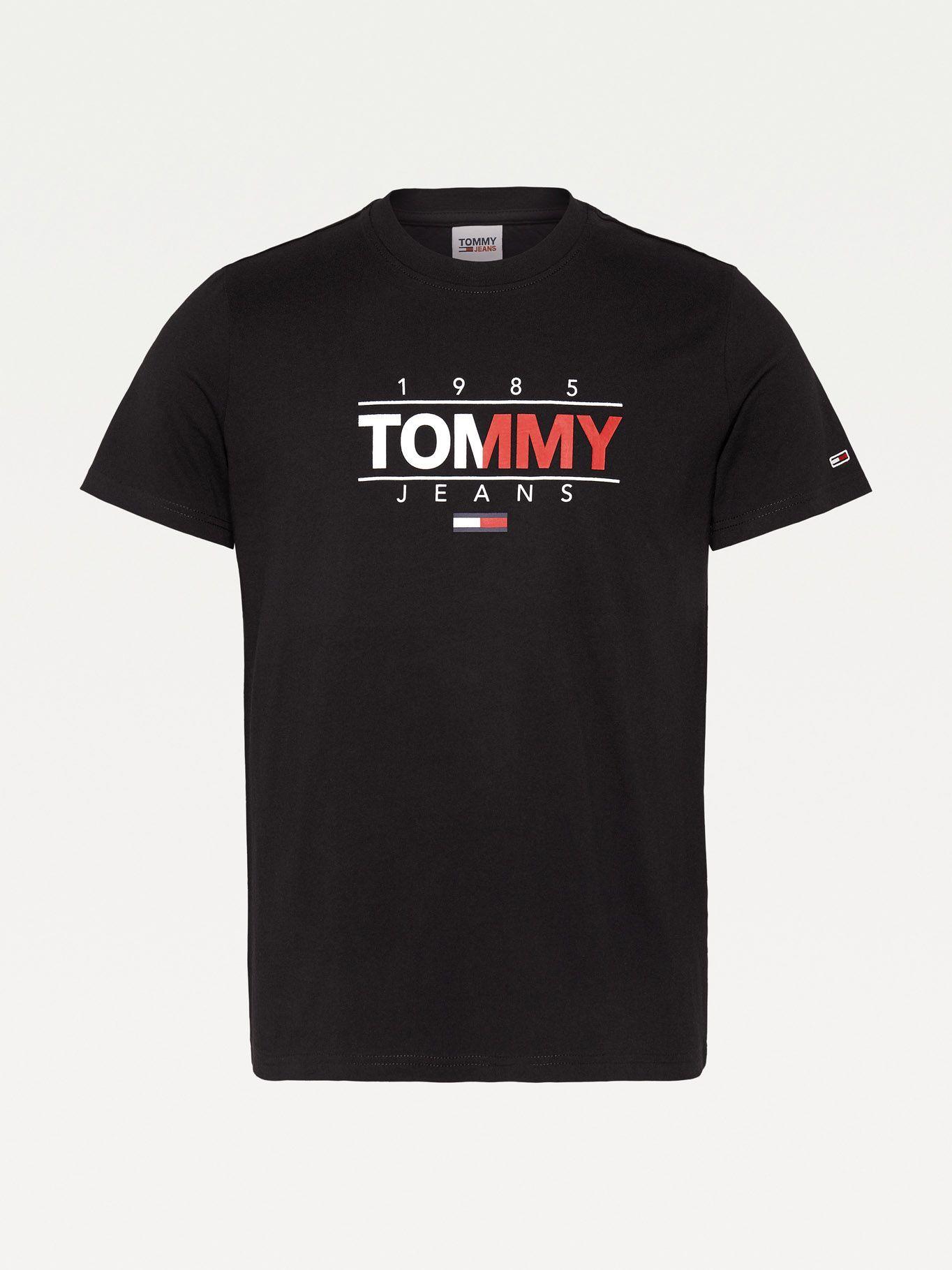 Polera Essential Logo Negro Tommy Jeans F2-3