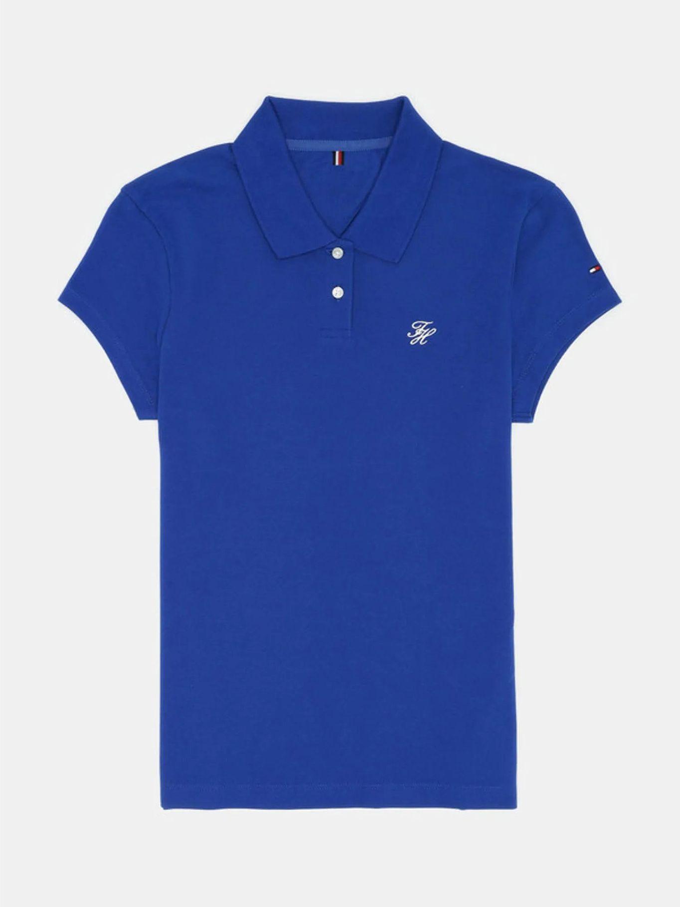Polo Slim Fit Con-Logo Script Azul Tommy Hilfiger-5