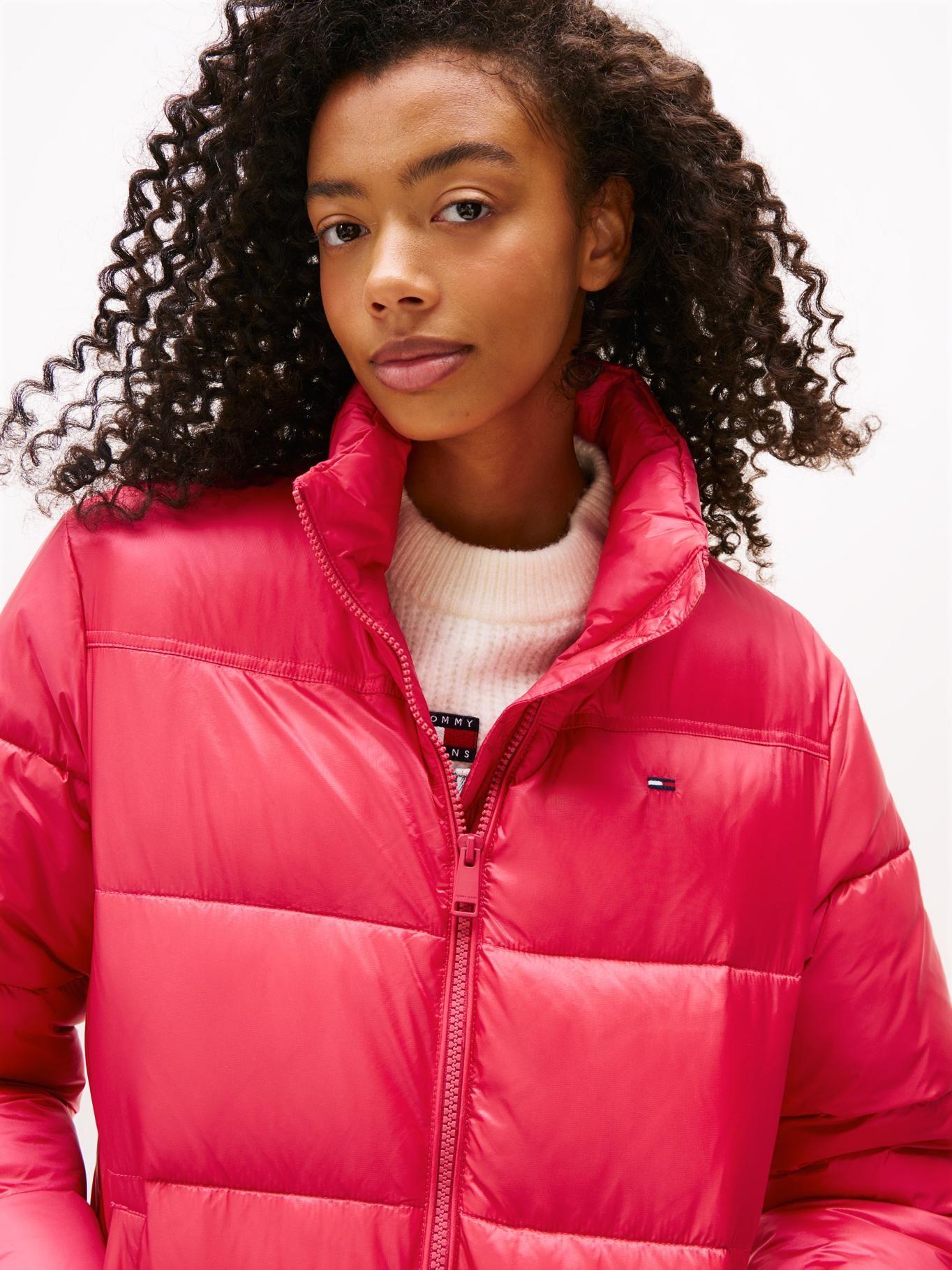 Parka Hooded Acolchada Packable Rosado Tommy Jeans-3