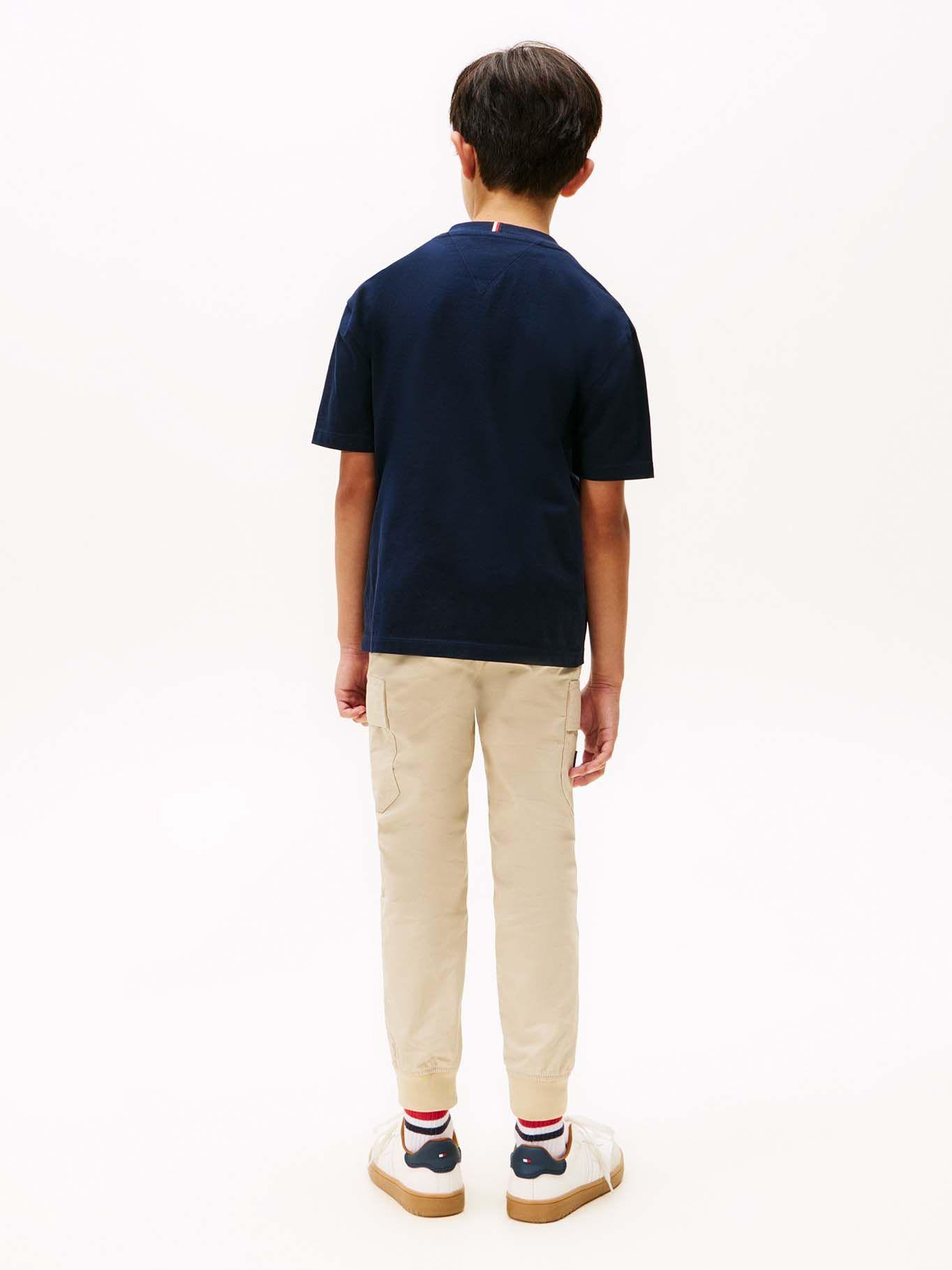 Polera Flag Archive Logo Azul Tommy Hilfiger-2