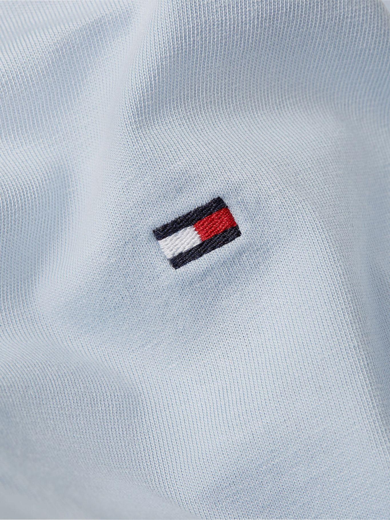Polera Essential Cotton V-Neck Slim Fit Celeste Tommy Hilfiger-2