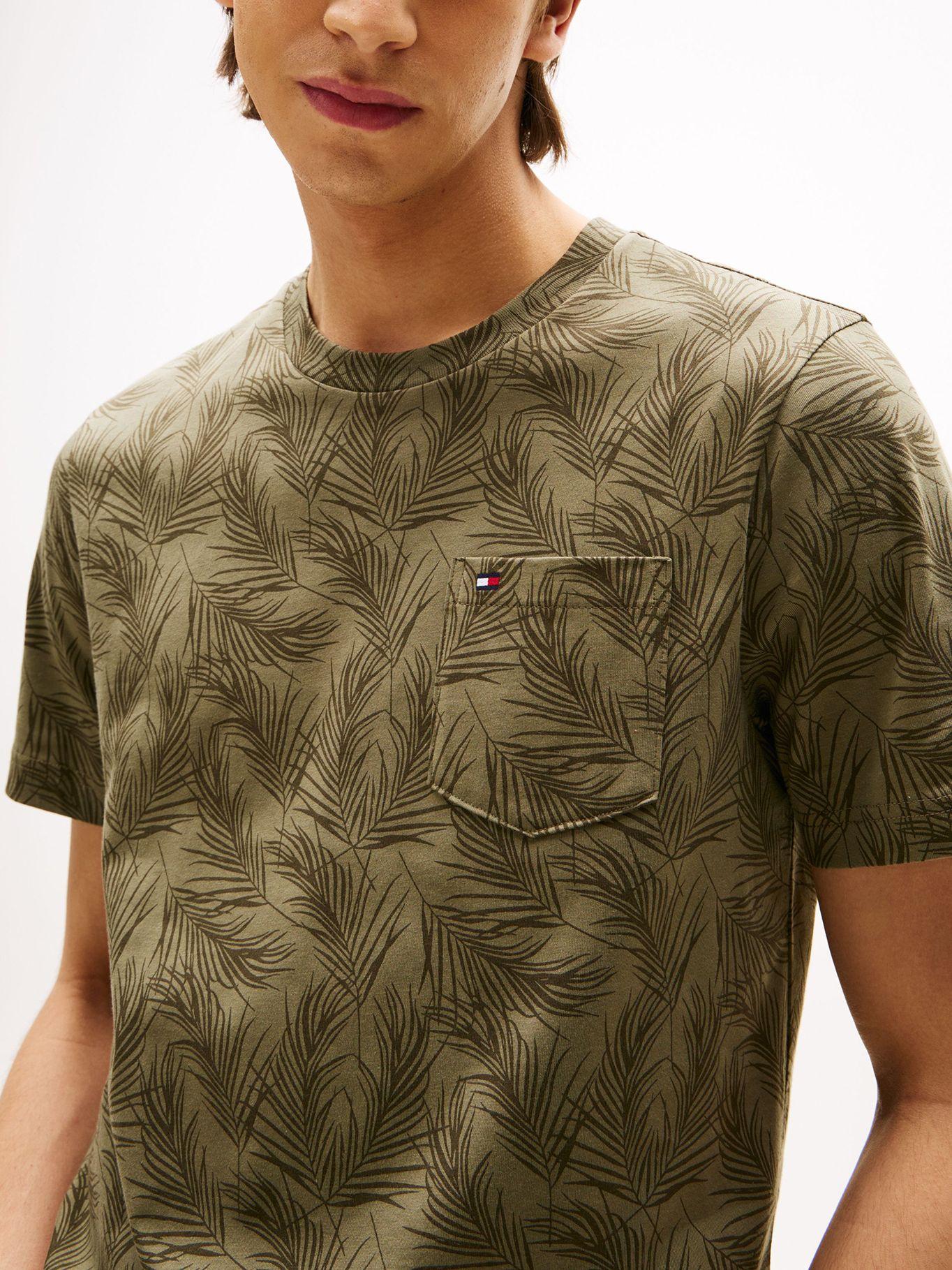 Polera  Bolsillo Y Print  Hojas Ver 0H7 Tommy Hilfiger-3