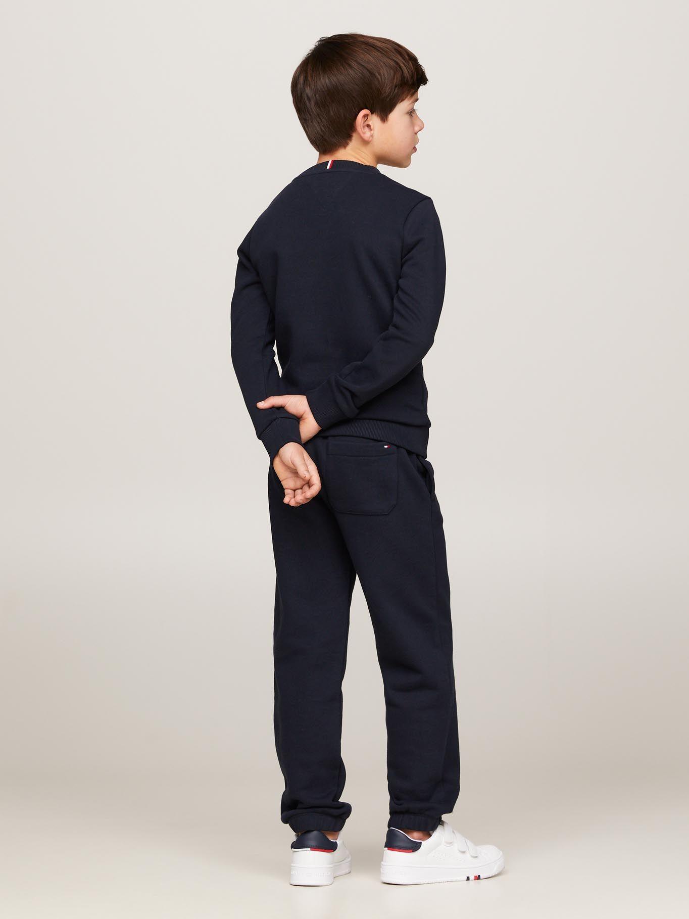 Polerón Con Logo Y Cuello Redondo Azul Tommy Hilfiger-2