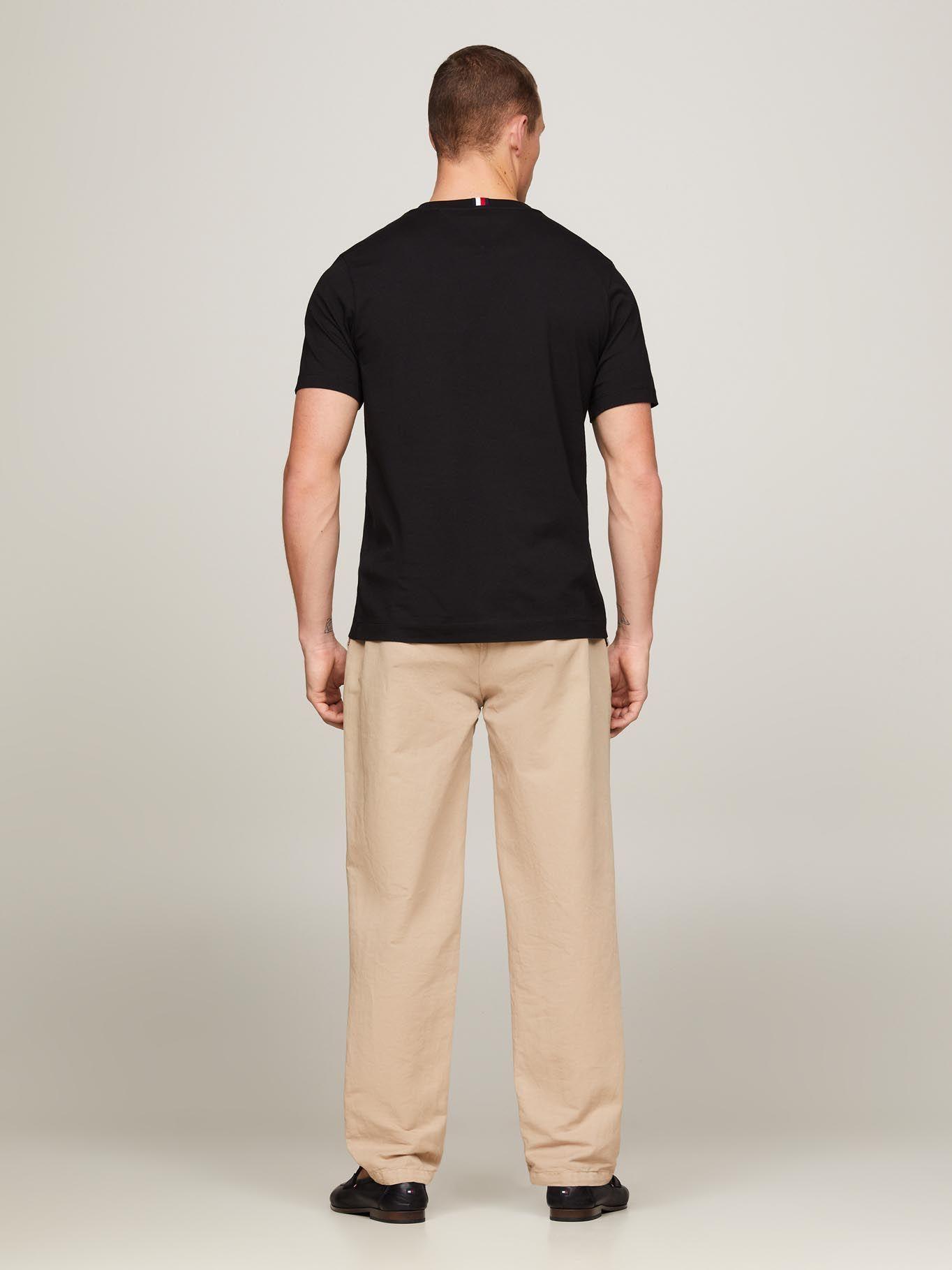 Polera Logo Monogram Regular Fit Negro Tommy Hilfiger-2