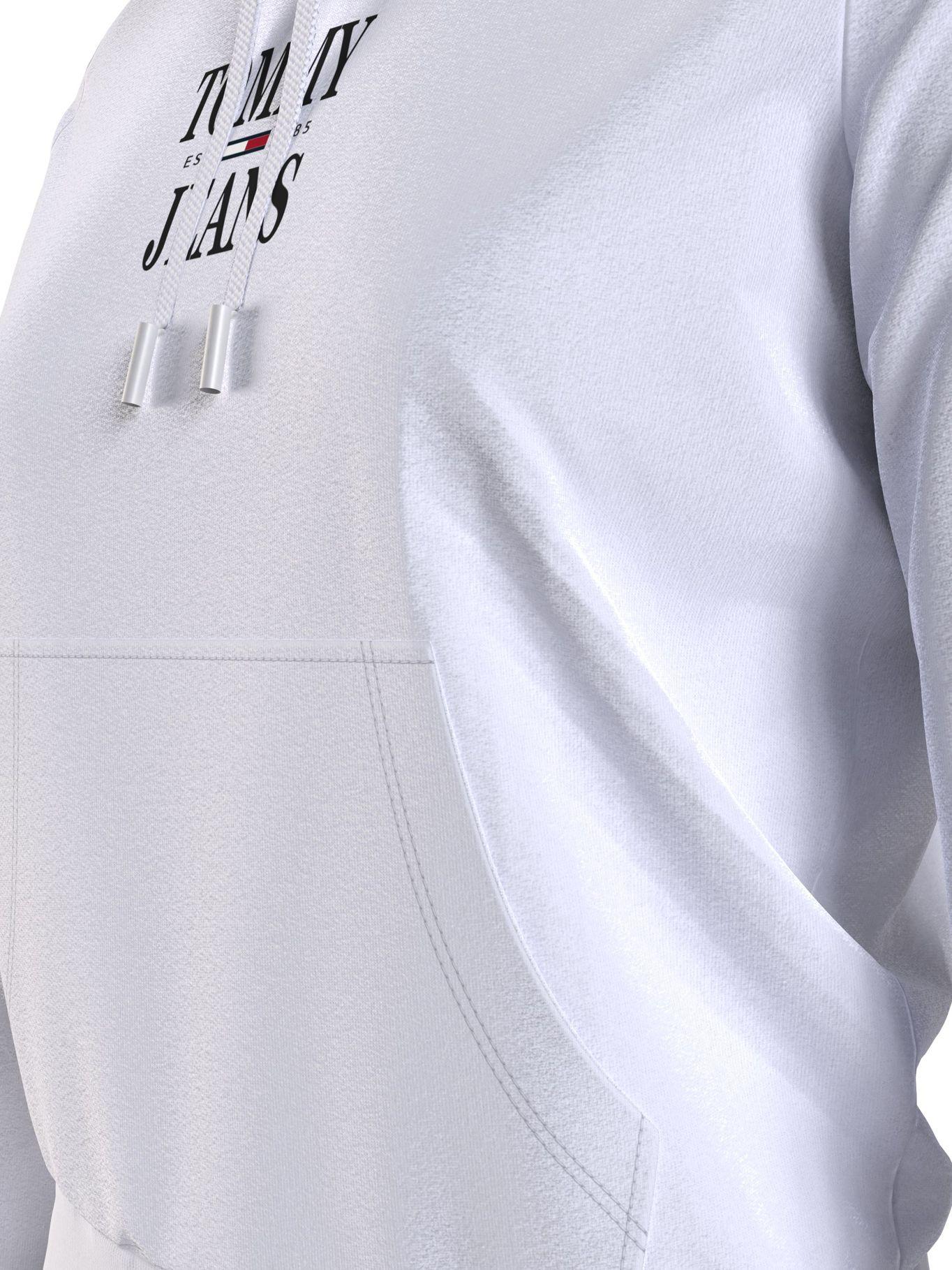 Polerón Essential Hoodie Blanco Tommy Jeans JL2-4