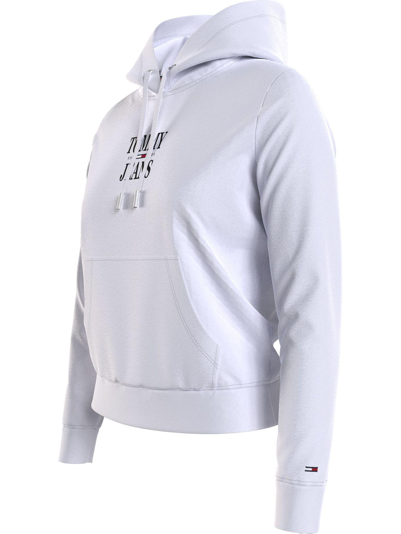 Polerón Essential Hoodie Blanco Tommy Jeans JL2-2