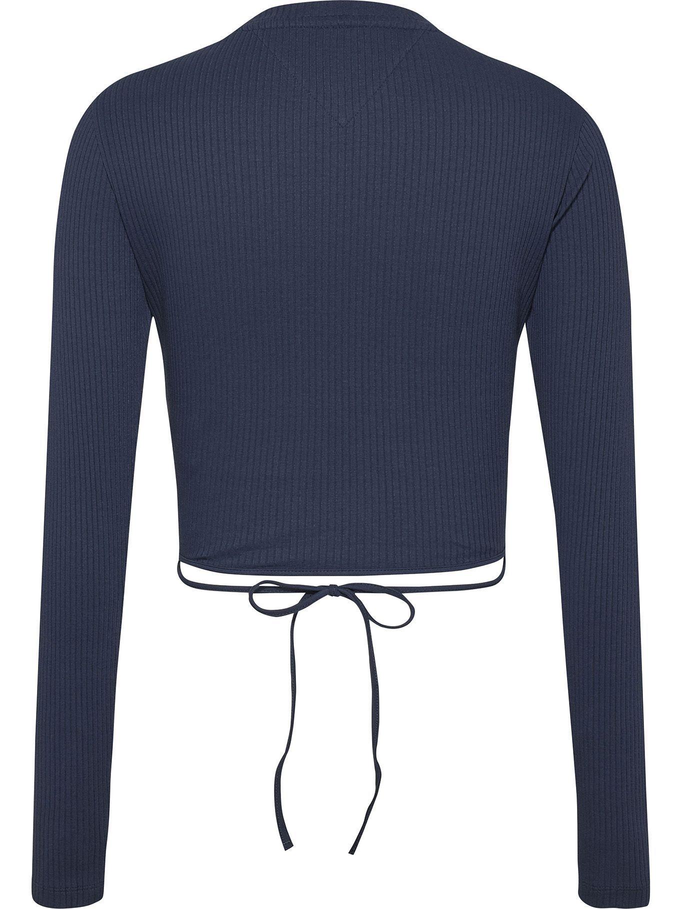 Polera Crop Strap Front Azul Tommy Hilfiger-1