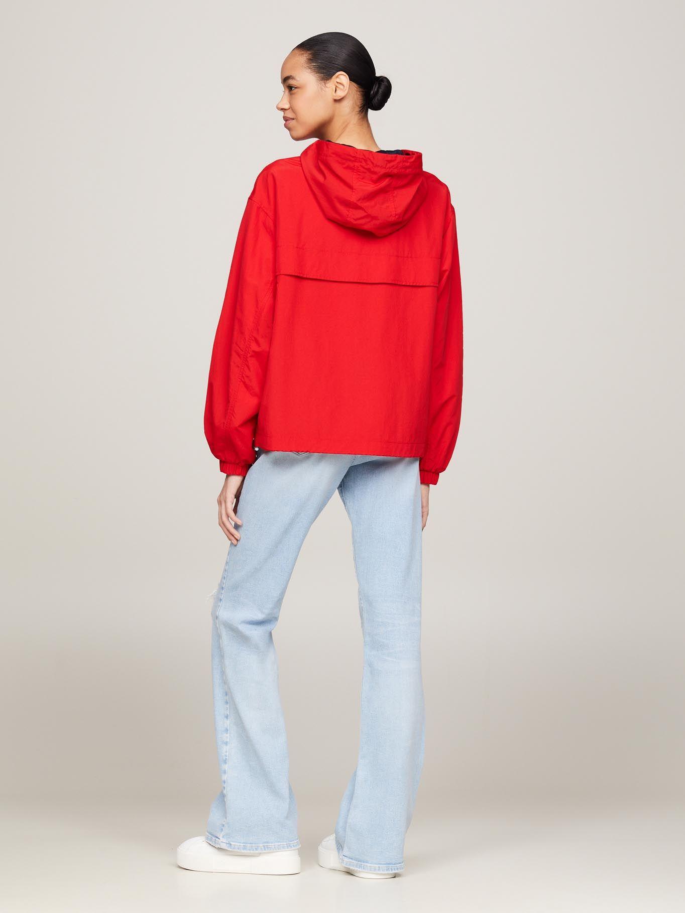 Cortaviento Chicago Con Gorro Rojo Tommy Jeans-2