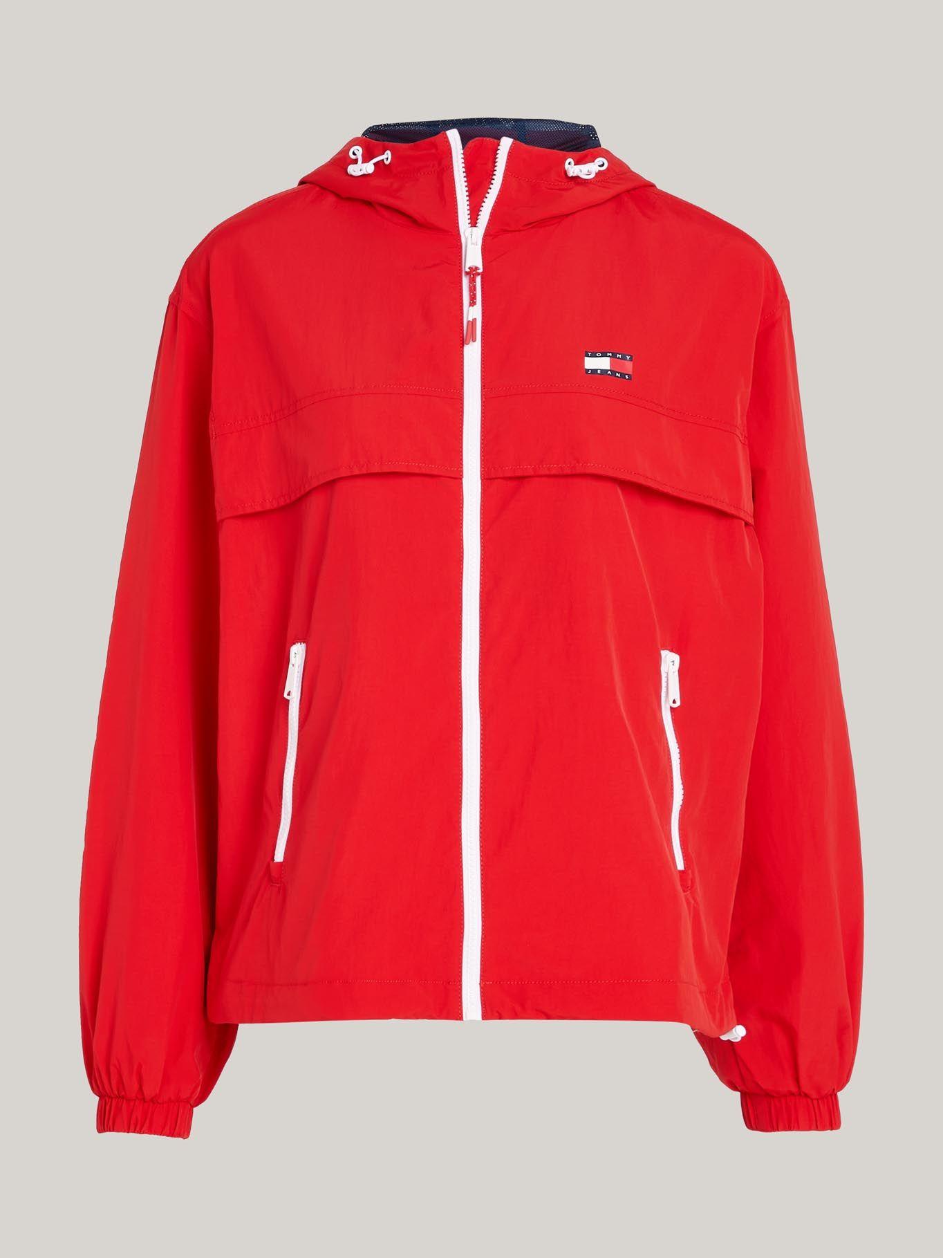 Cortaviento Chicago Con Gorro Rojo Tommy Jeans-4