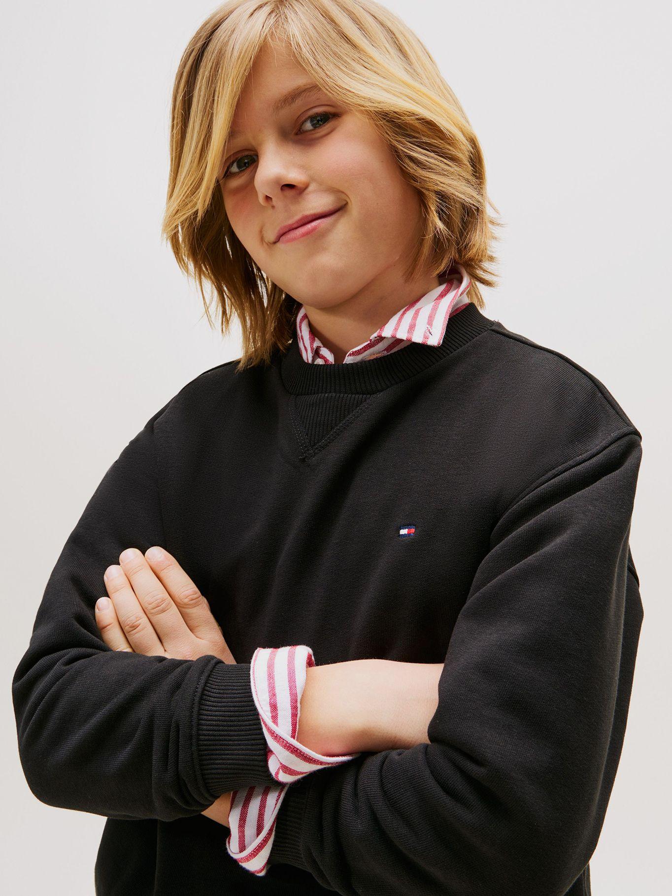 Polerón Timeless Con Logo Negro Tommy Hilfiger-3
