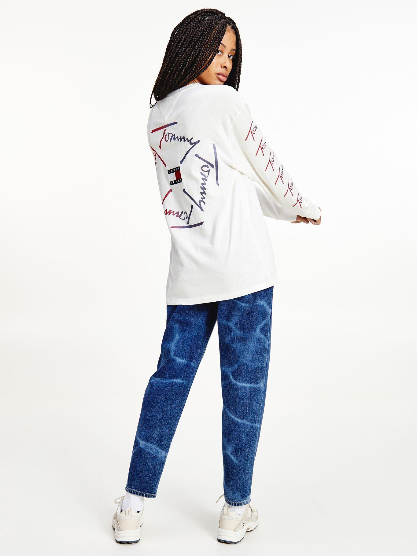 Polera Relaxed Play Blanco Tommy Jeans A2-1