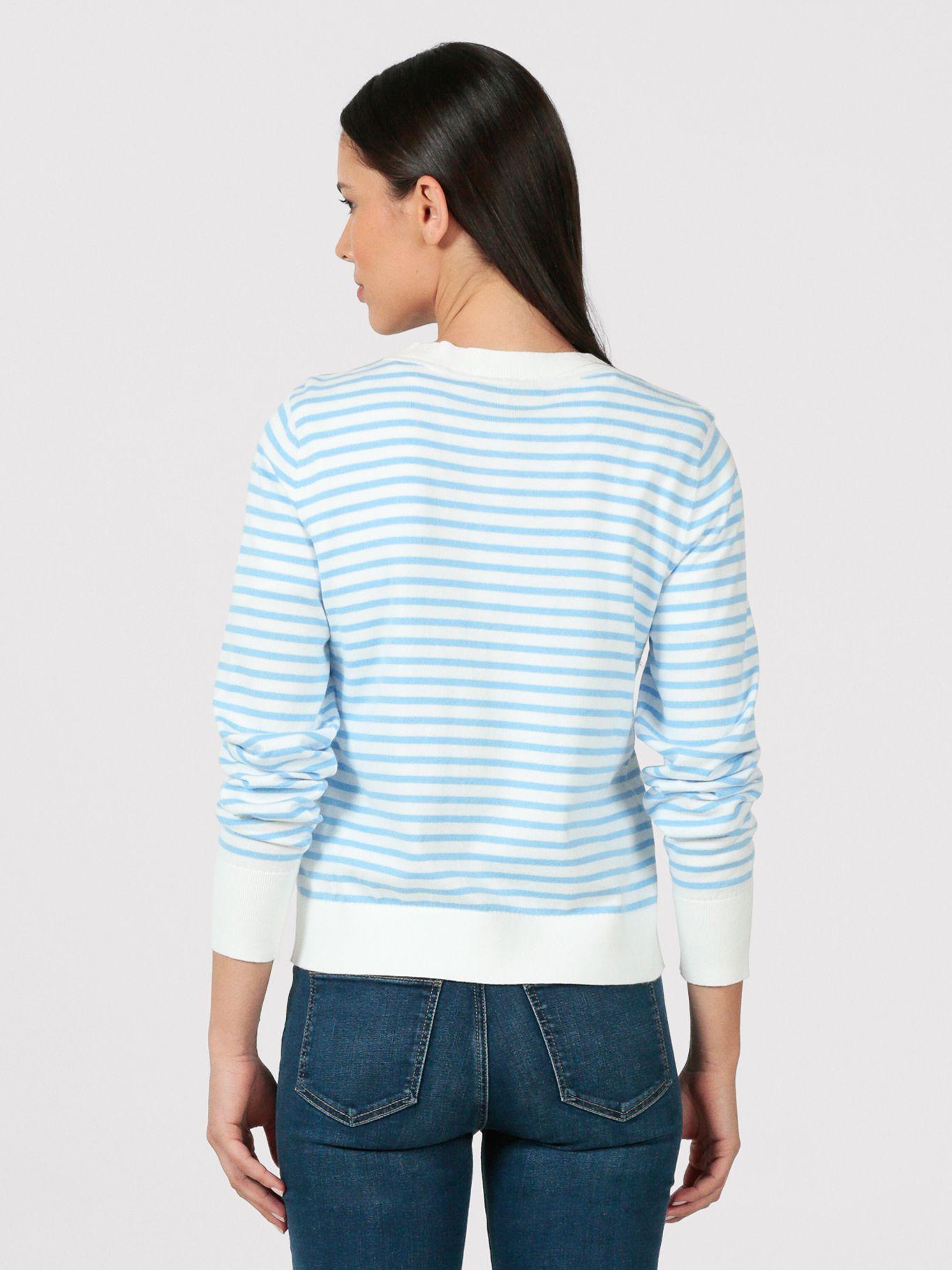 Cárdigan Essential y Logo Celeste Tommy Hilfiger-3