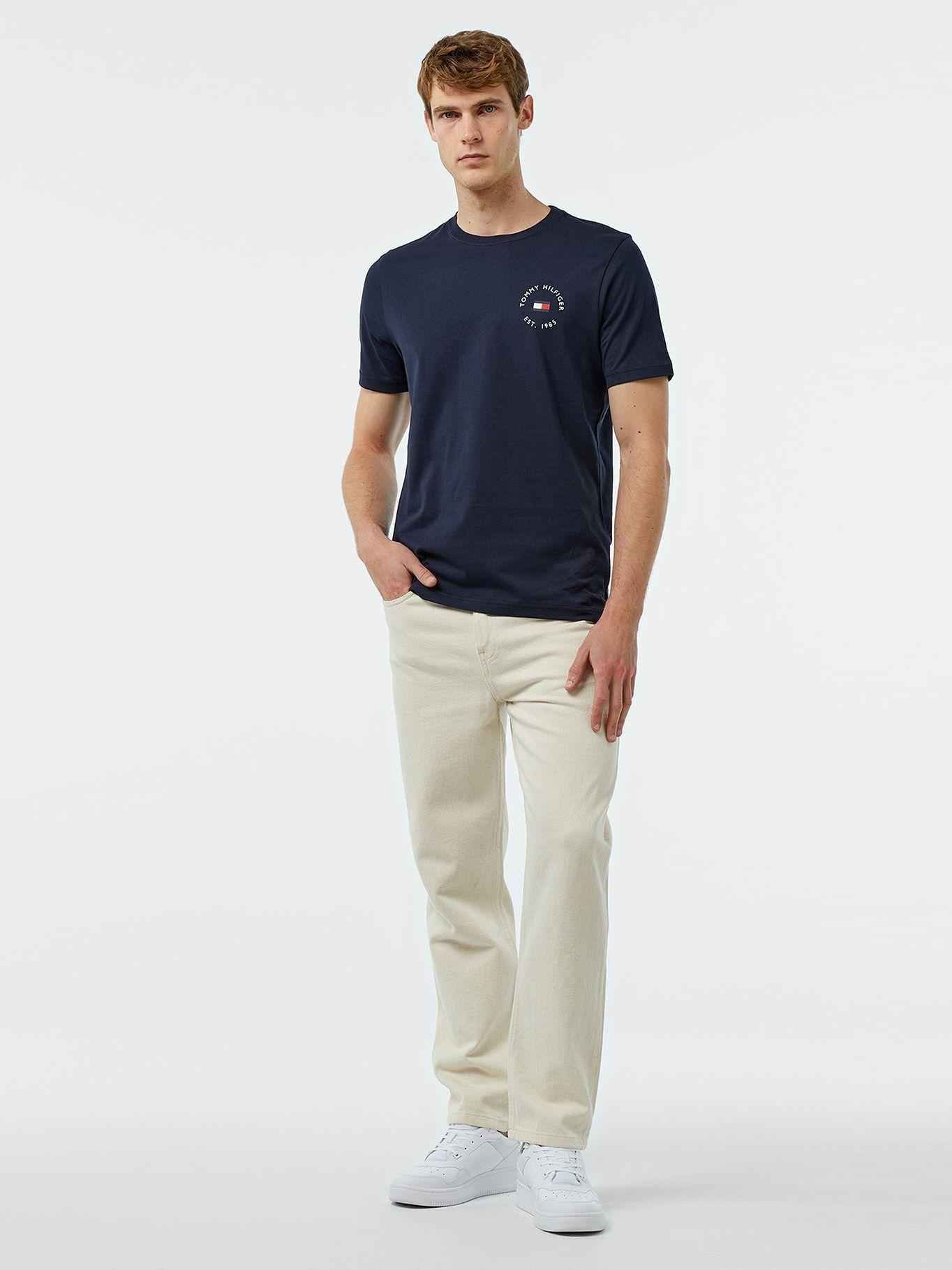 Polera Con Logo Circular Azul Tommy Hilfiger-1