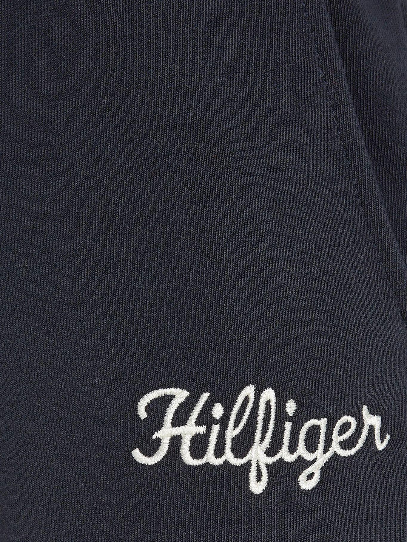 Joggers De Niña Terry Con Logo Azul Tommy Hilfiger-3