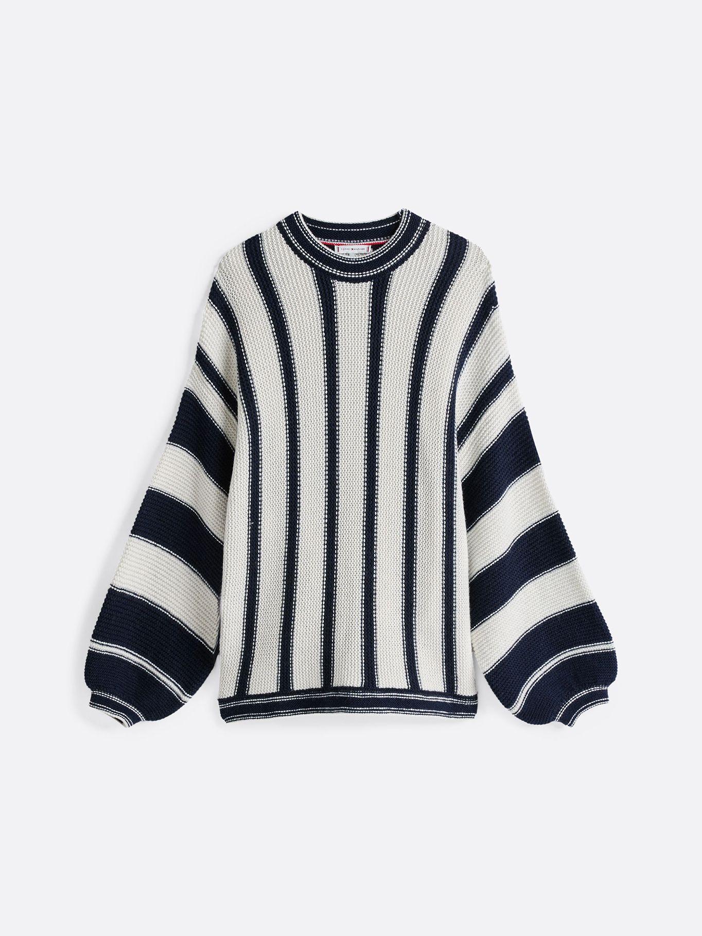 Sweater De Rayas Mixtas Con Cachemira Multicolor Tommy Hilfiger-4