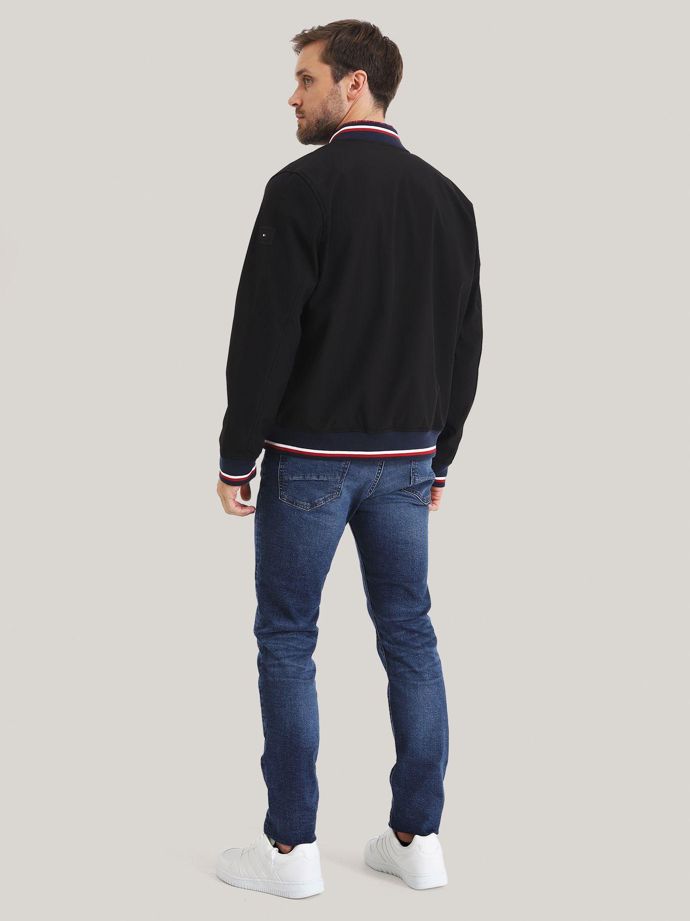 CHAQUETA BOMBER VARSITY STRIPE NEGRO TOMMY HILFIGER-2