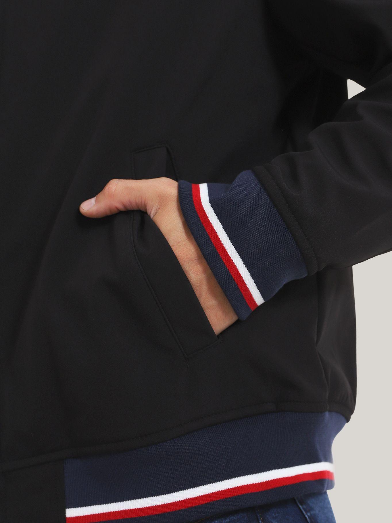 CHAQUETA BOMBER VARSITY STRIPE NEGRO TOMMY HILFIGER-4