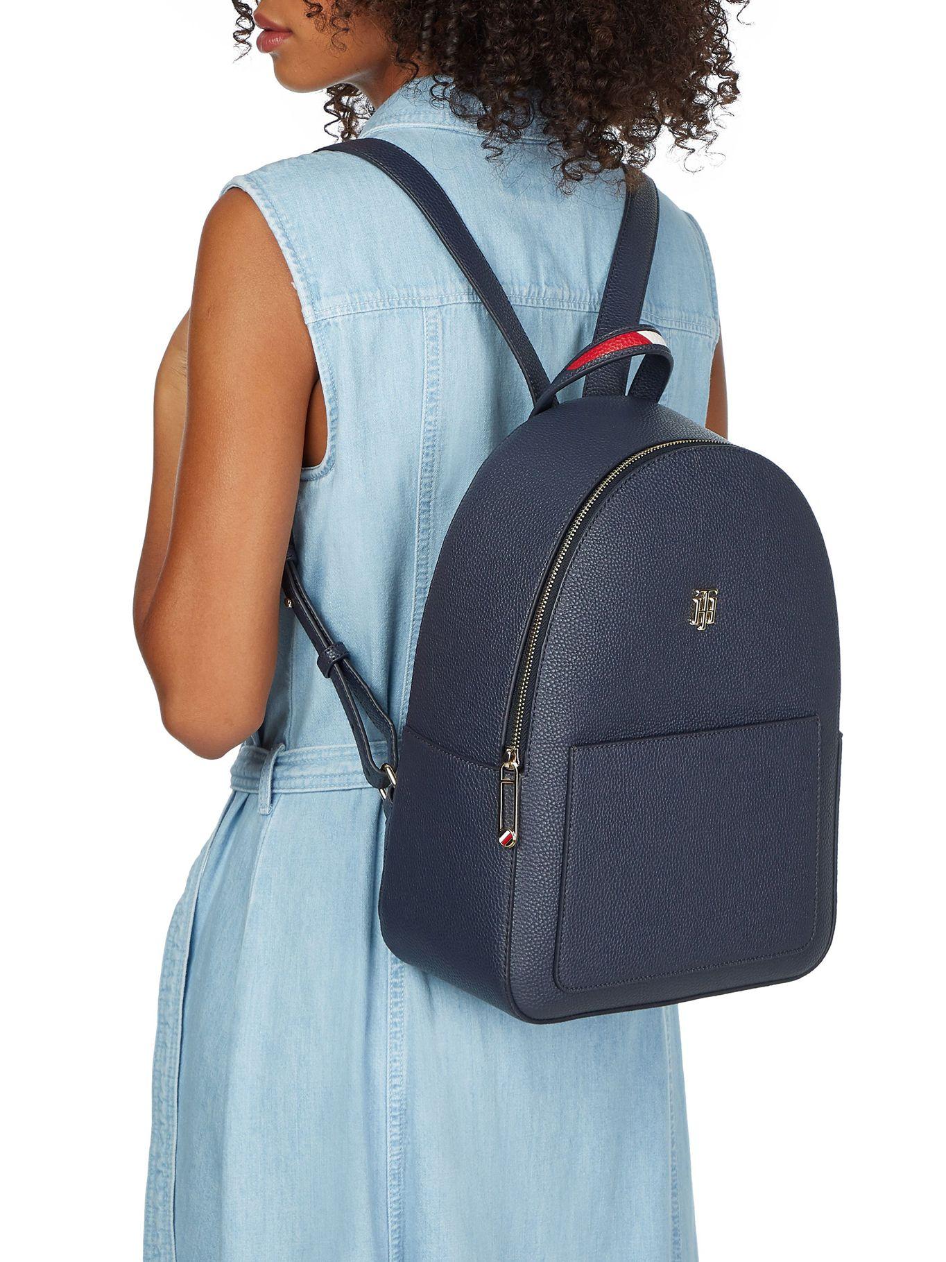 Mochila Monogram Metalic Azul Tommy Hilfiger-3