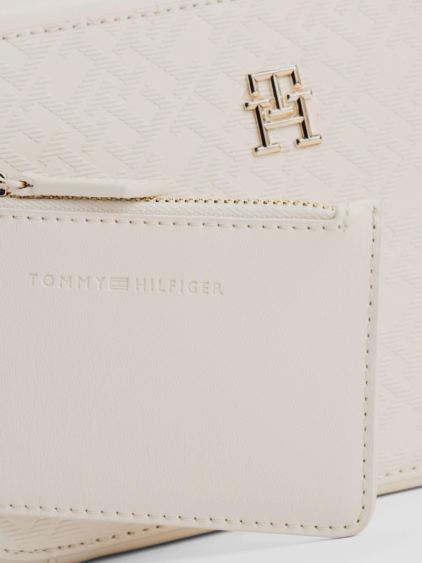 Cartera Distinct Monogram Beige Tommy Hilfiger-3