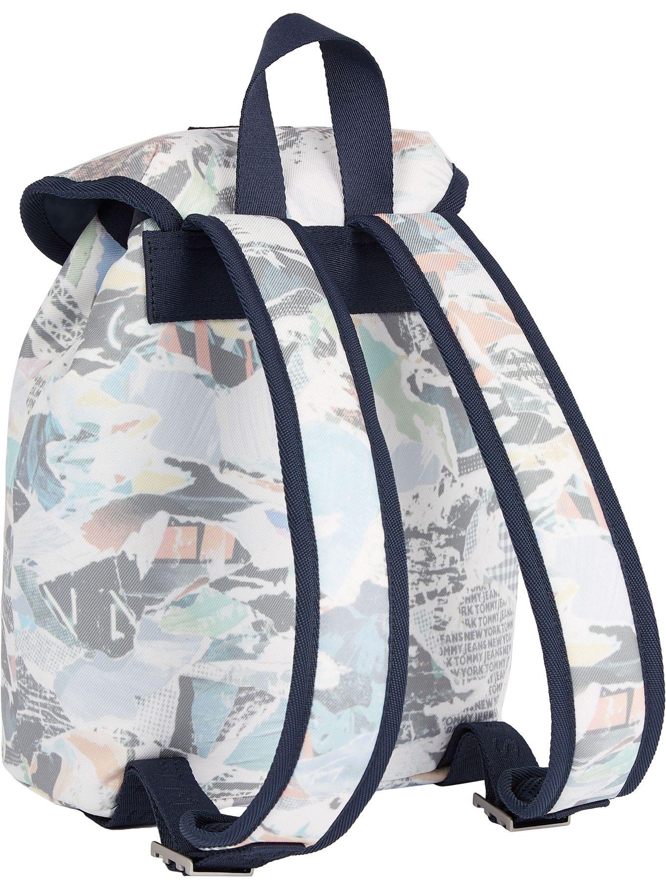 Mochila Heritage Urban Print Celeste Tommy Hilfiger-1