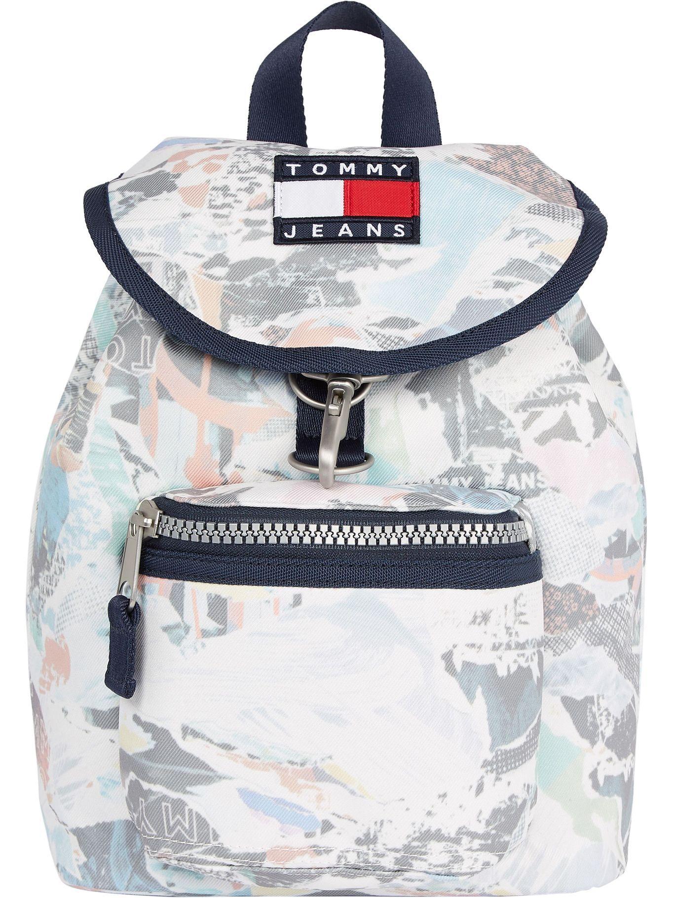 Mochila Heritage Urban Print Celeste Tommy Hilfiger-0