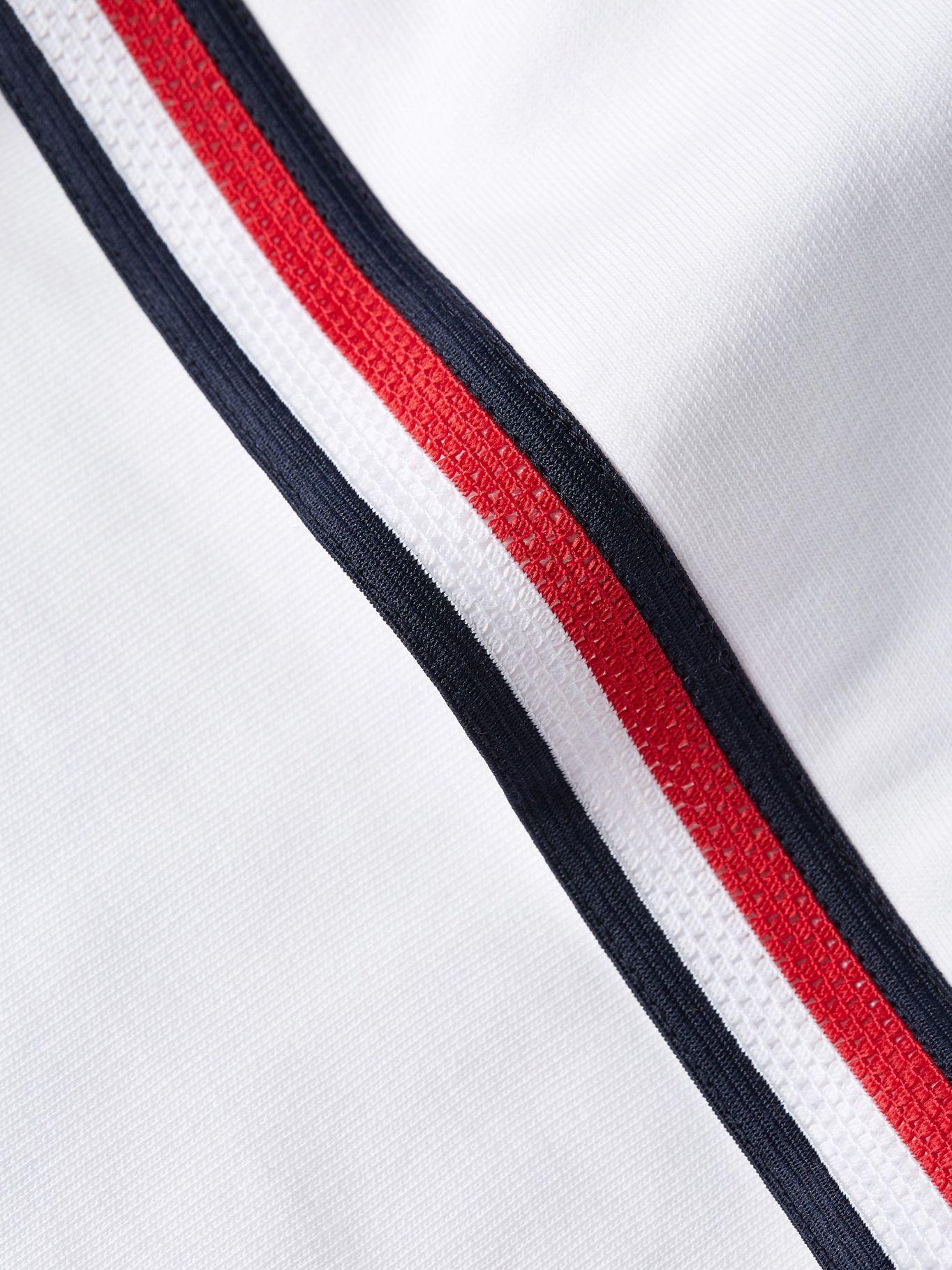 Polerón Hoodie Tape Blanco Tommy Hilfiger F2-4