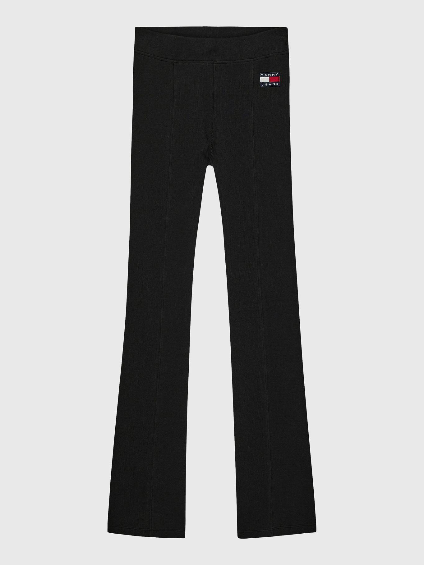 Leggings Largos Con Parche Negro Tommy Hilfiger-4
